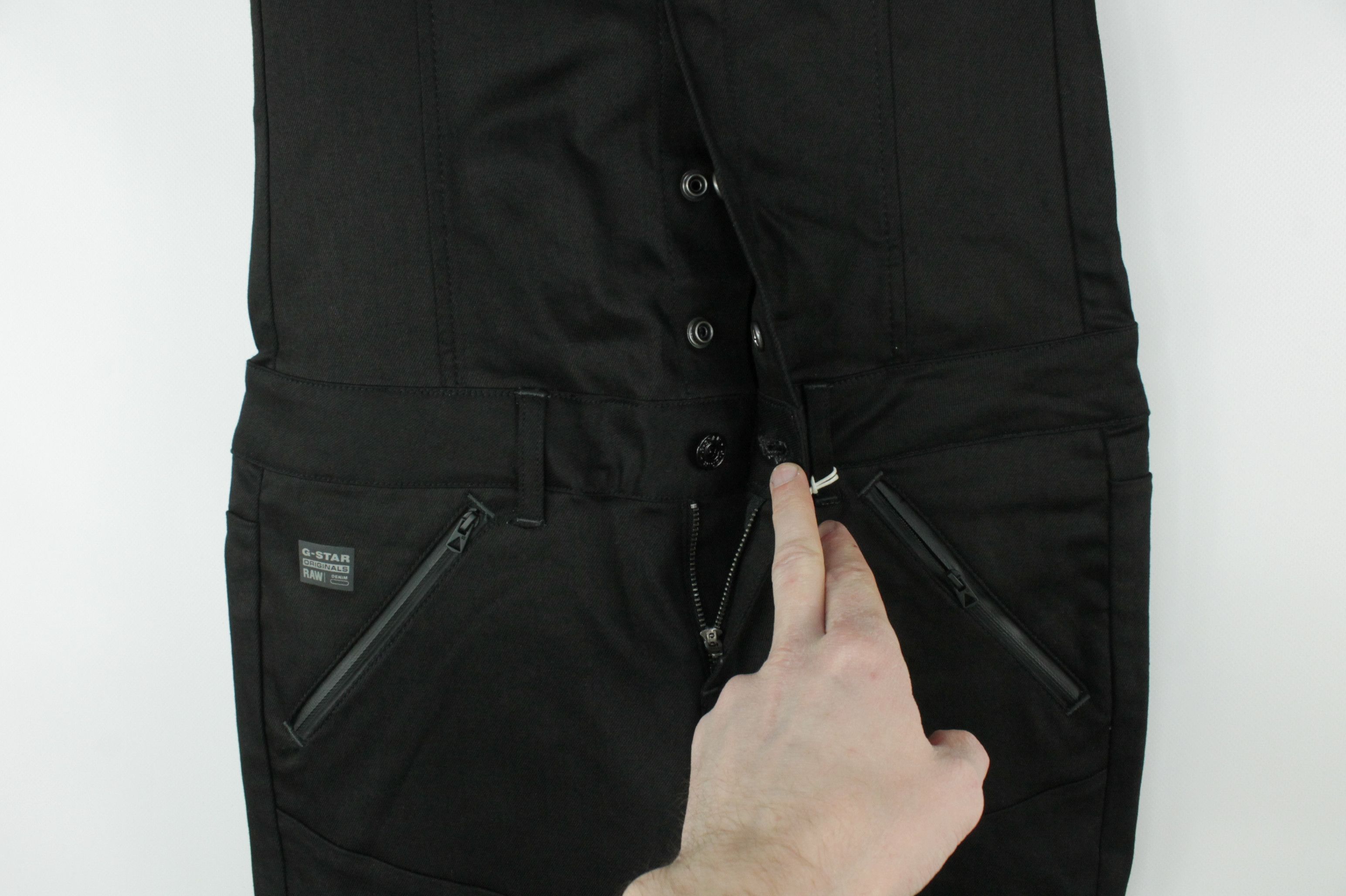 G-Star G-Star Raw Pavan Ankle Jumpsuit Black Size 32" / US 10 / IT 46 - 4 Thumbnail
