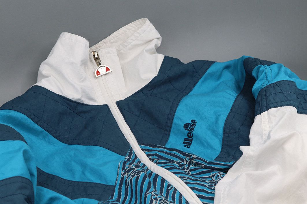 Ellesse Vintage Ellesse Windbreaker Jacket 90s Retro Track Top Size US M / EU 48-50 / 2 - 19 Thumbnail