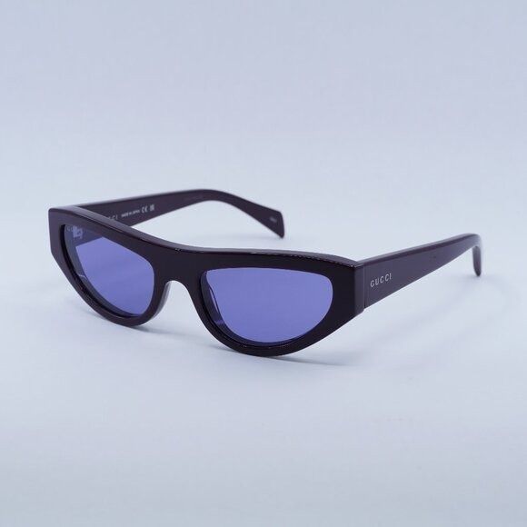 Gucci 🕶️ New Gucci GG1919S 007 Plum/Violet Sunglasses Size ONE SIZE - 1 Thumbnail
