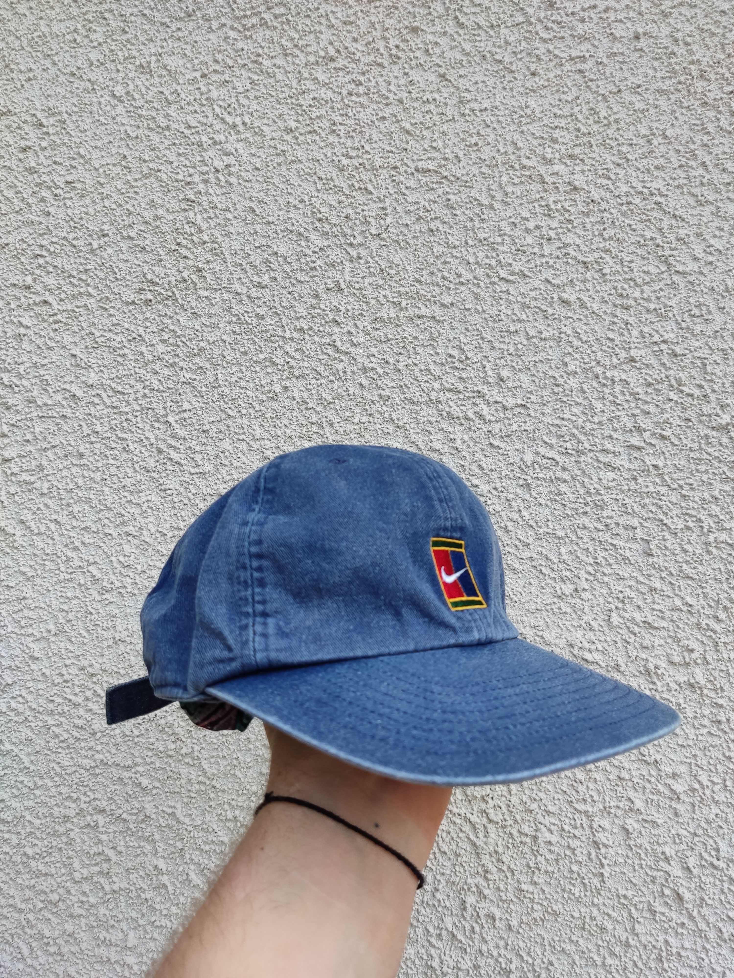 Nike Nike Court Acid Wash Denim Hat Cap Embroidery Swoosh Grailed
