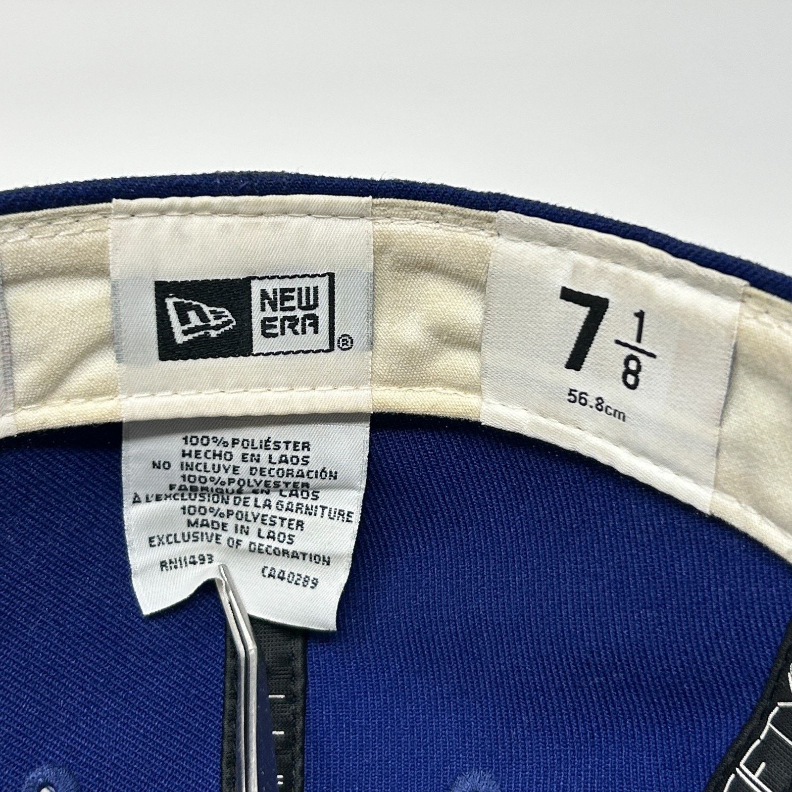 New Era Los Angeles Dodgers 50th Anniv Hat Baseball Cap Blue 7 1/8 Size ONE SIZE - 10 Thumbnail