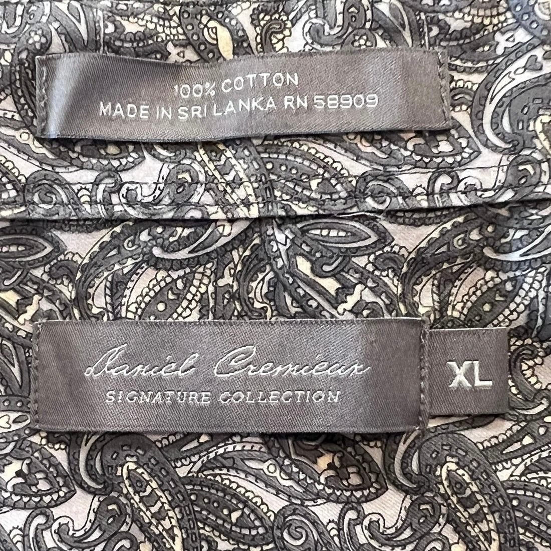 Daniel Cremieux Cremieux Signature Collection XL 100% cotton LS dress shirt Size US XL / EU 56 / 4 - 3 Thumbnail