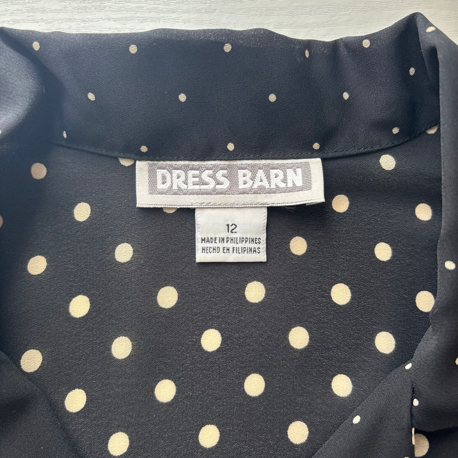 Other Dress Barn 2 Piece Black White Polka Dot Maxi Set 12 Size XL / US 12-14 / IT 48-50 - 12 Thumbnail