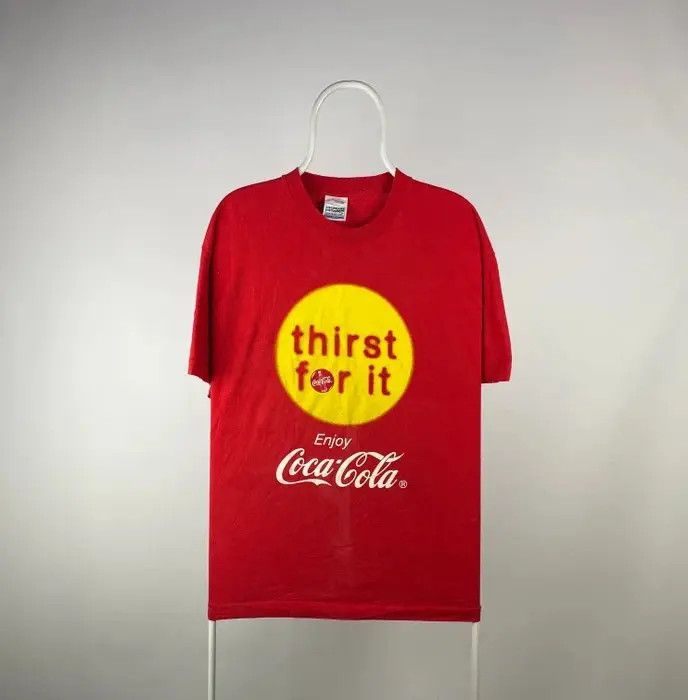 Band Tees Coca Cola enjoy T-shirt vintage band tee size XLarge red Size US XL / EU 56 / 4 - 1 Thumbnail