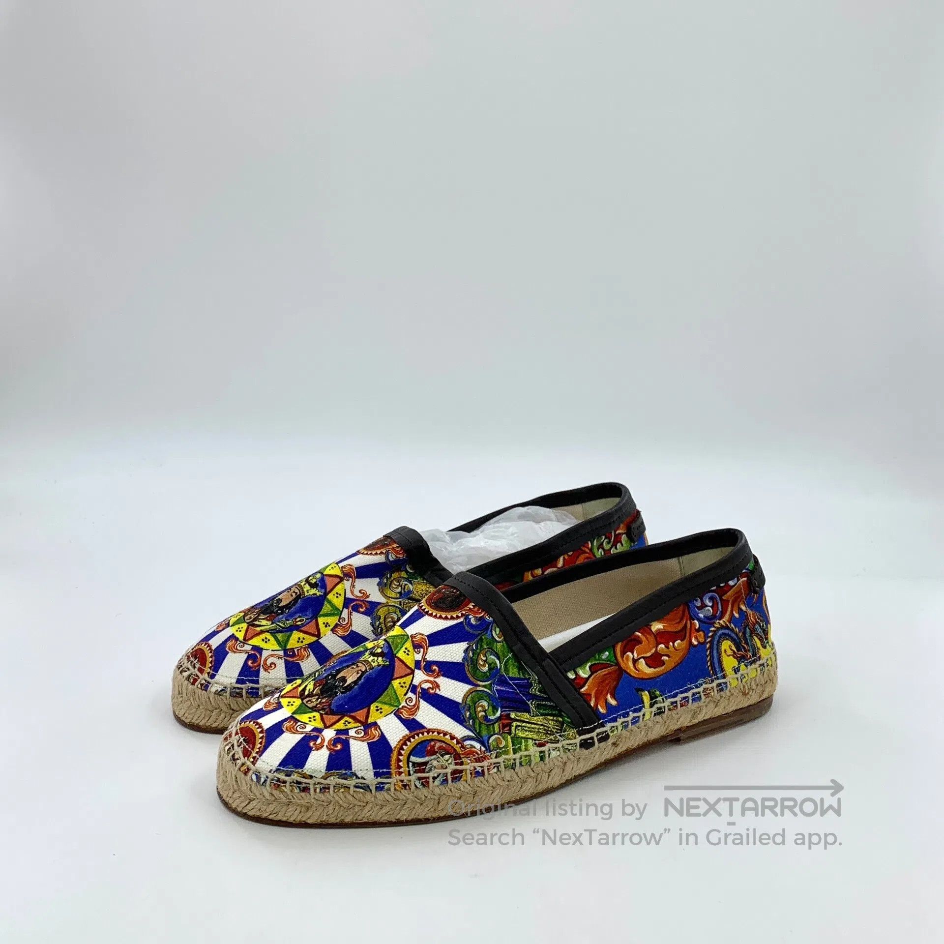 Dolce & Gabbana Dolce Gabbana Colorful King Casual Flat Braided Fisherman Size US 6 / EU 39 - 1 Thumbnail