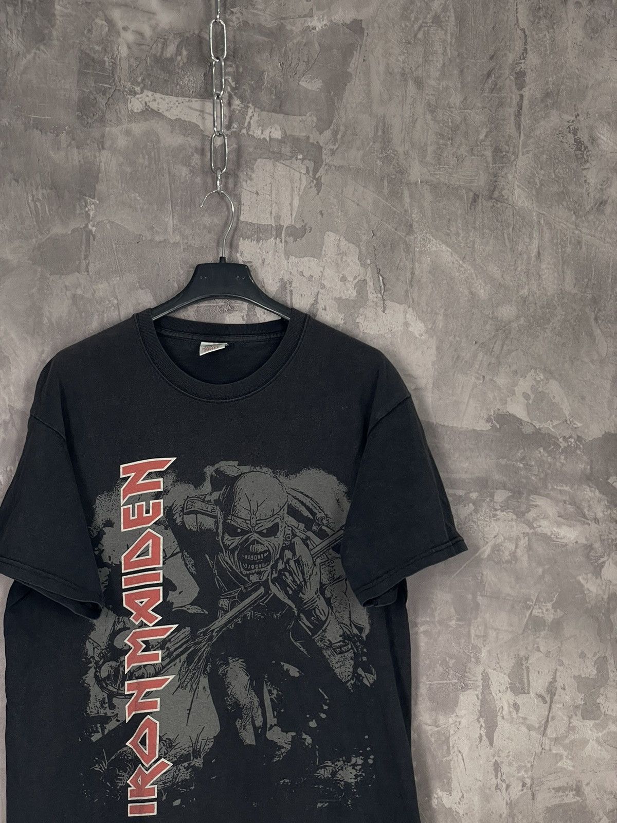 Band Tees Y2K Iron Maiden 00s Faded Stonewashed Promo T shirt Size US L / EU 52-54 / 3 - 4 Thumbnail