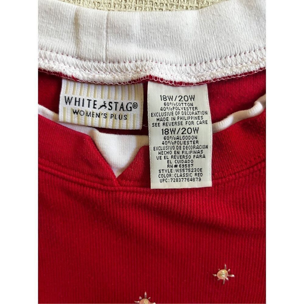 White's Boots White Stag Ugly Christmas pullover sweater size 2X Size XXL / US 16-18 / IT 52-54 - 4 Thumbnail