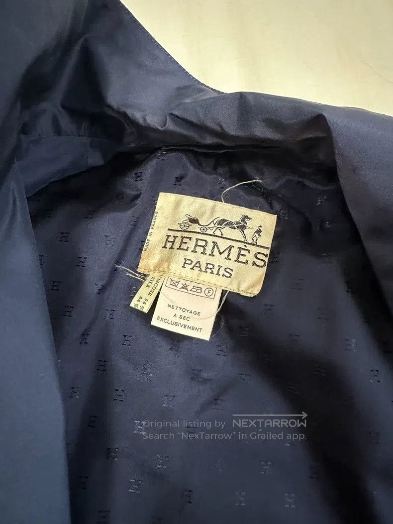Hermes Hermes size F Trench Coat, Dark Blue Size M / US 6-8 / IT 42-44 - 3 Thumbnail