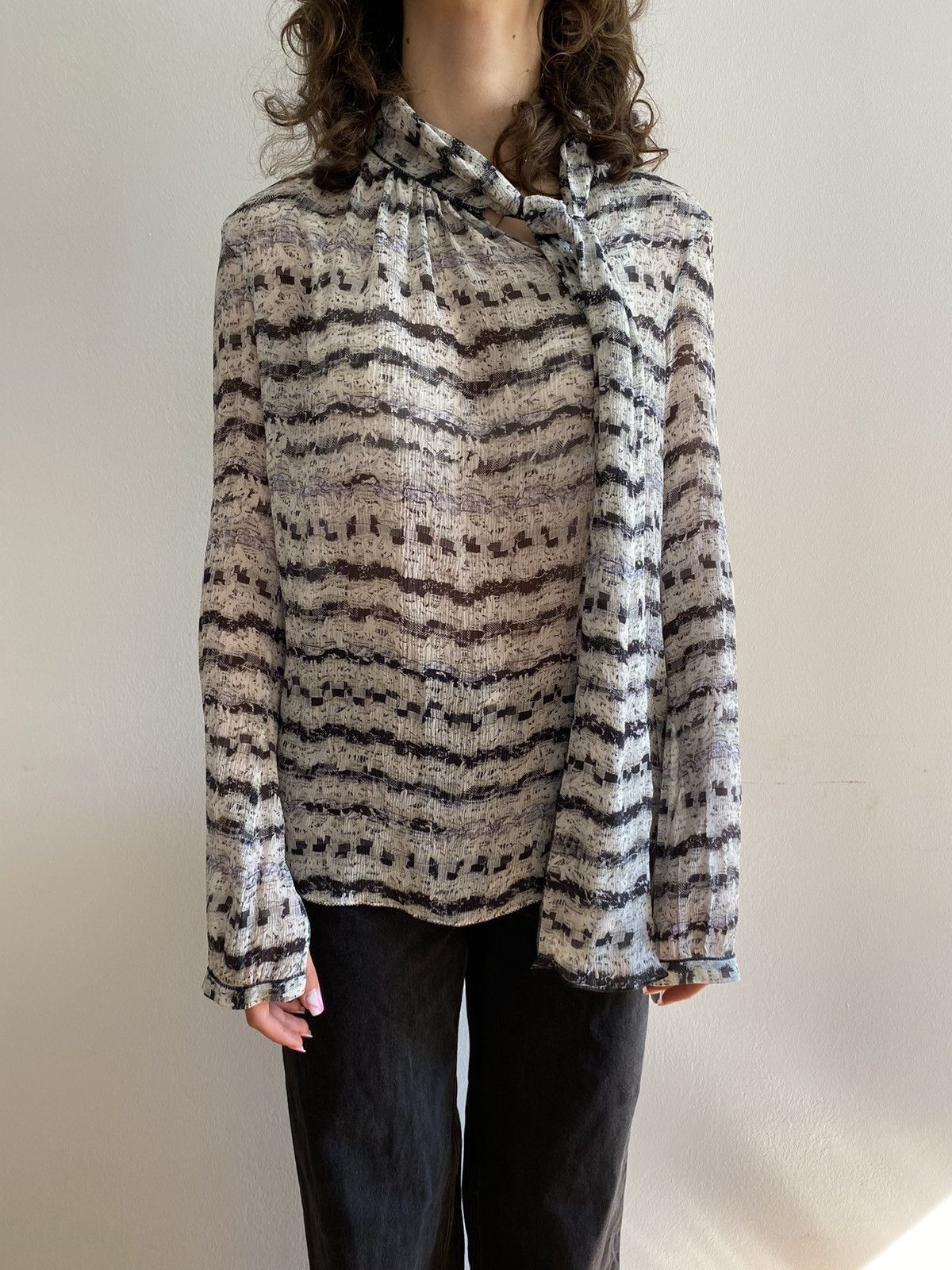 Iceberg ICEBERG Silk Blouse Size M / US 6-8 / IT 42-44 - 2 Thumbnail