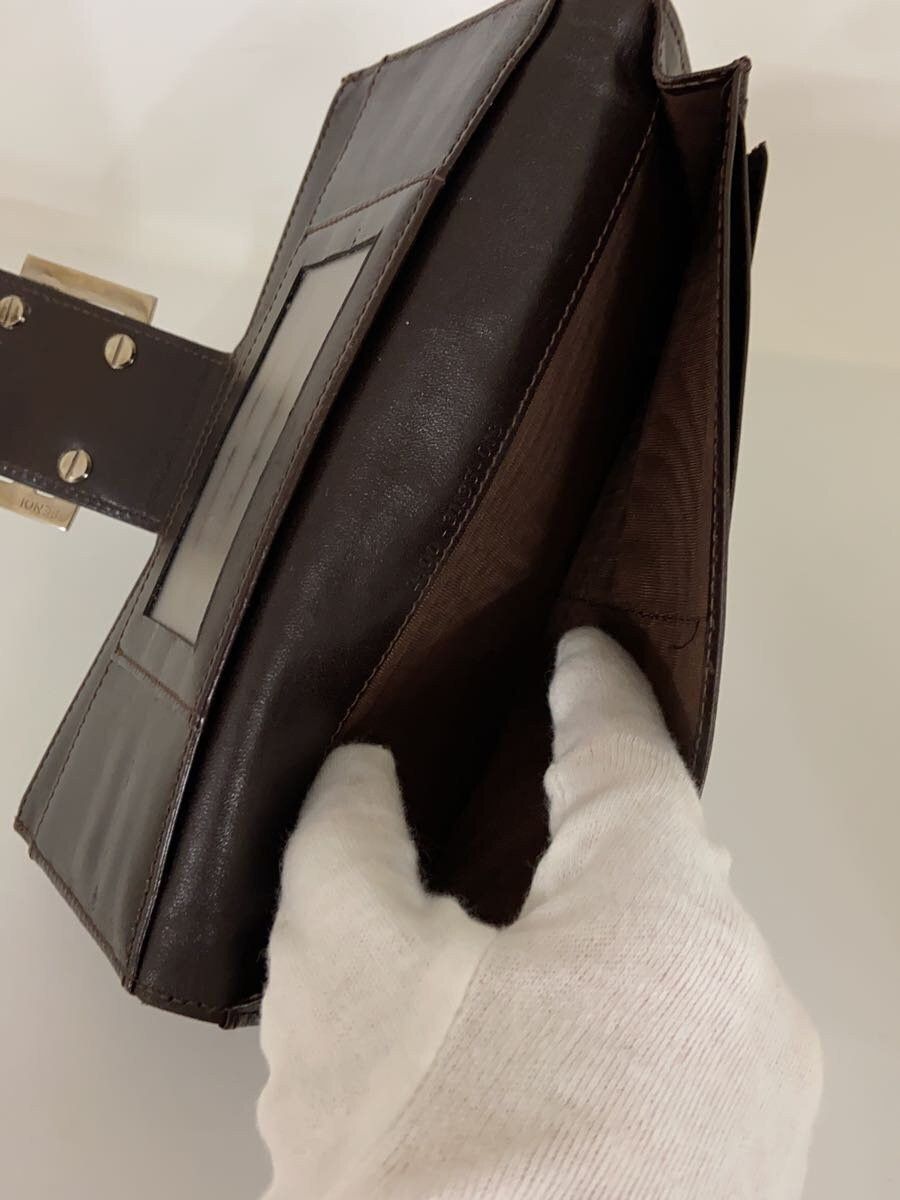 Fendi Fendi Leather Long Wallet Brown Size ONE SIZE - 5 Thumbnail