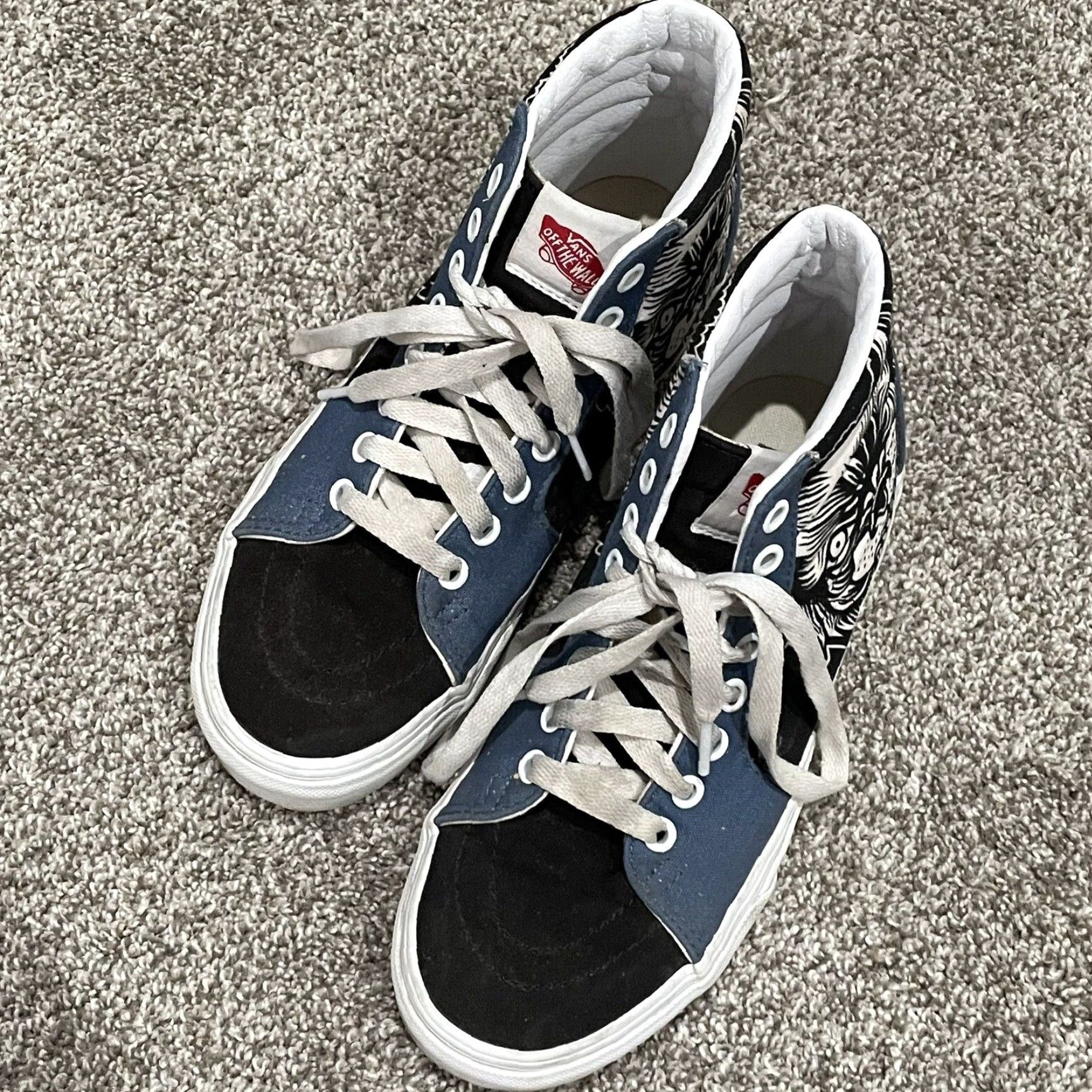 Vans VANS Off The Wall High Top Shoes Mens 5 Multicolor Sneaker Size US S / EU 44-46 / 1 - 5 Thumbnail