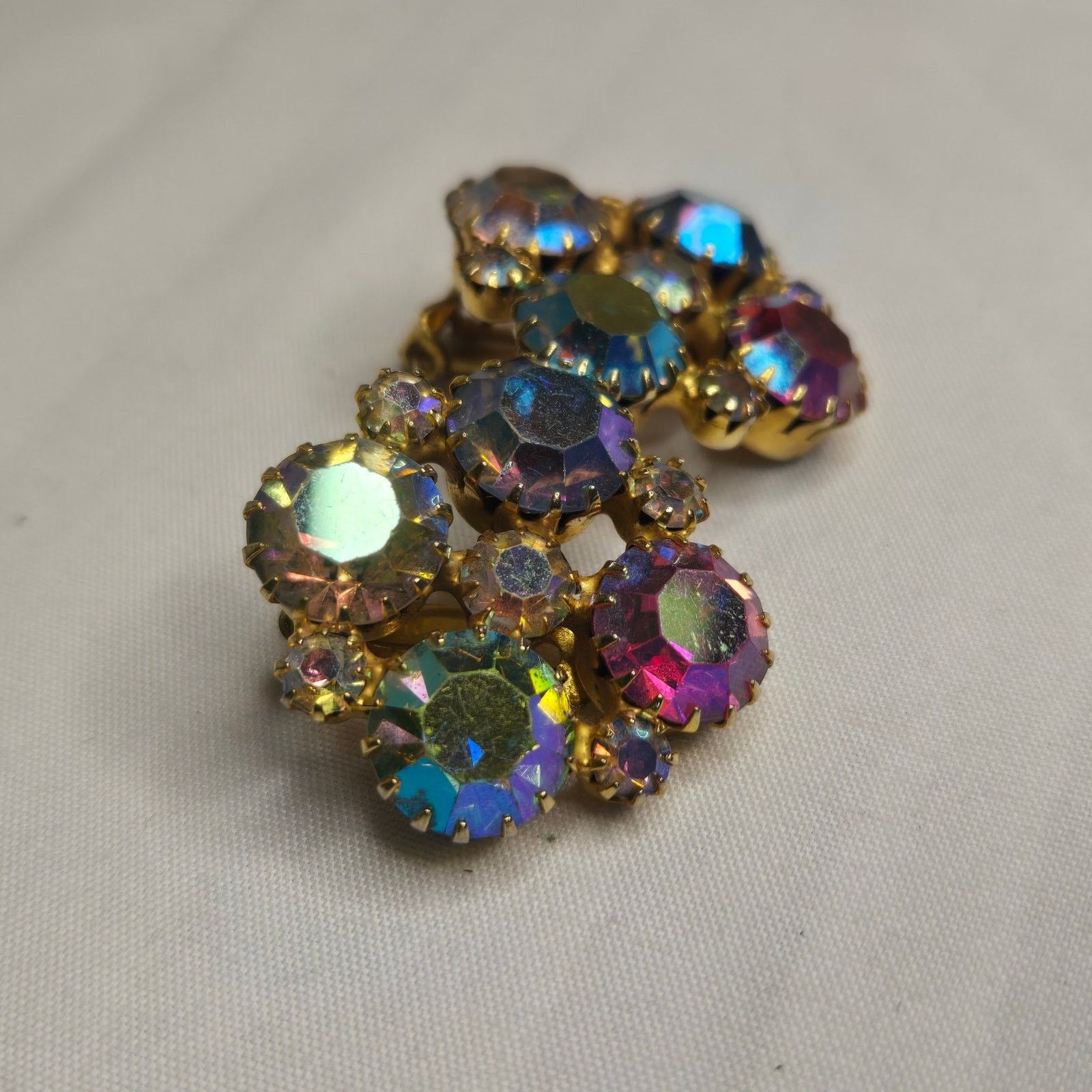 Manish Arora Beautiful Vintage Aurora Borealis Earrings Size ONE SIZE - 4 Thumbnail