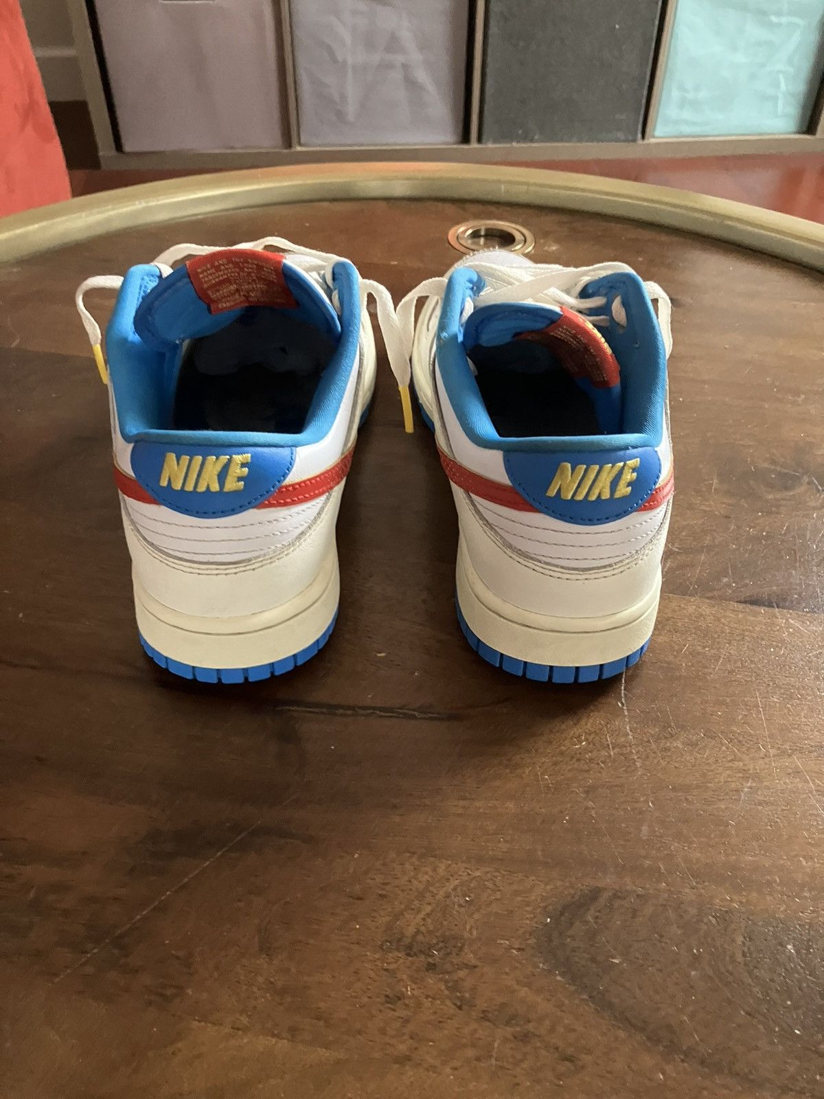 Nike Nike Dunk Low Retro Pop Art Harlem Globe Trotters HQ3613-133 Size US 9 / EU 42 - 4 Thumbnail