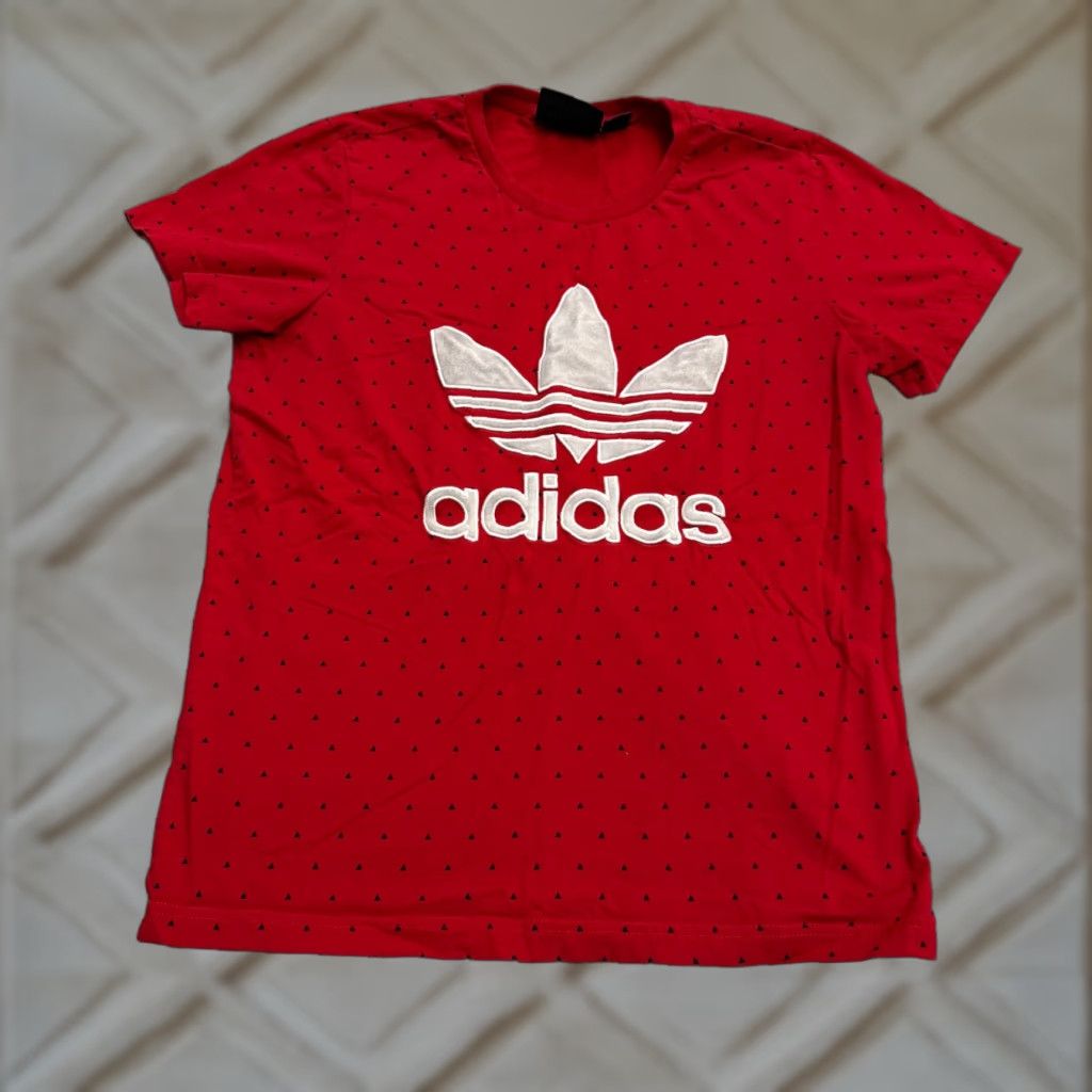 Adidas VINTAGE Adidas Graphic T-Shirt Mens Medium Red Watermelon Streetwear Casual Summer 90s Mens Size US M / EU 48-50 / 2 - 1 Thumbnail