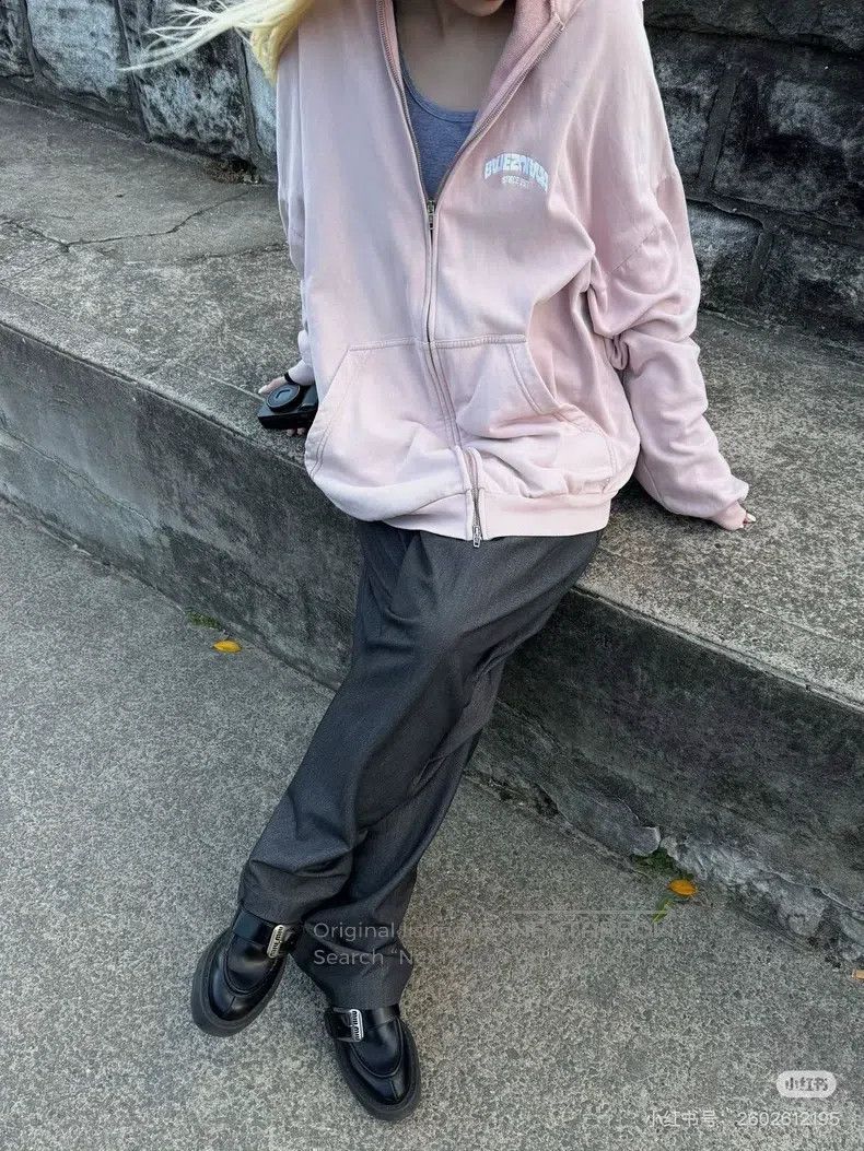Balenciaga Balenciaga Pink Zip-Up Hoodie Size US M / EU 48-50 / 2 - 8 Thumbnail