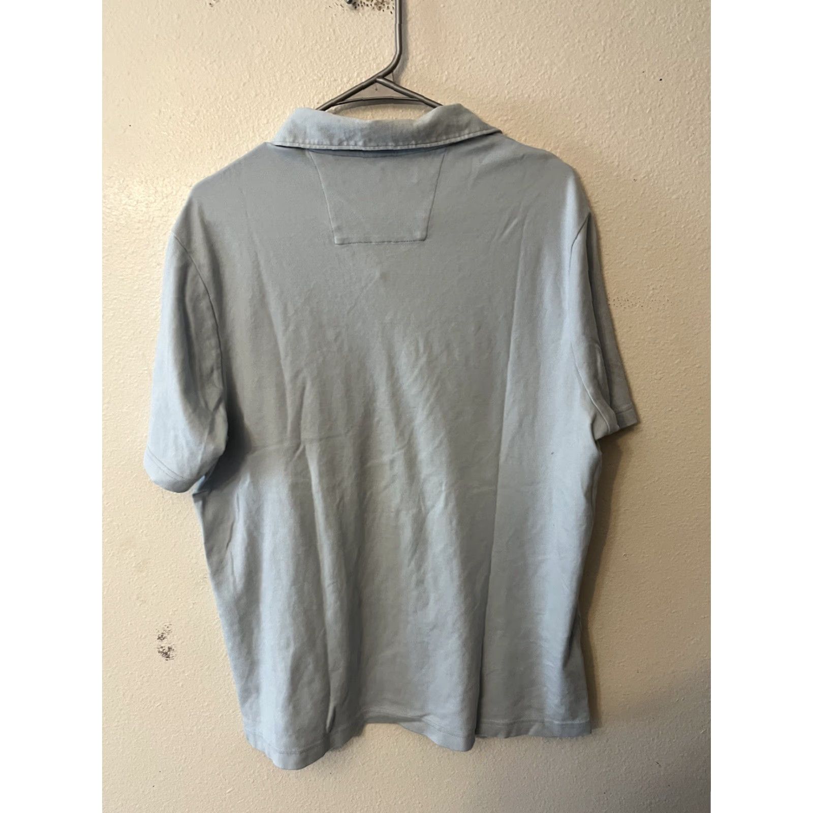 Perry Ellis VINTAGE Perry Ellis Polo Shirt Men L Blue Pima Cotton Solid 90s Concert Edition Mens Size US L / EU 52-54 / 3 - 2 Thumbnail