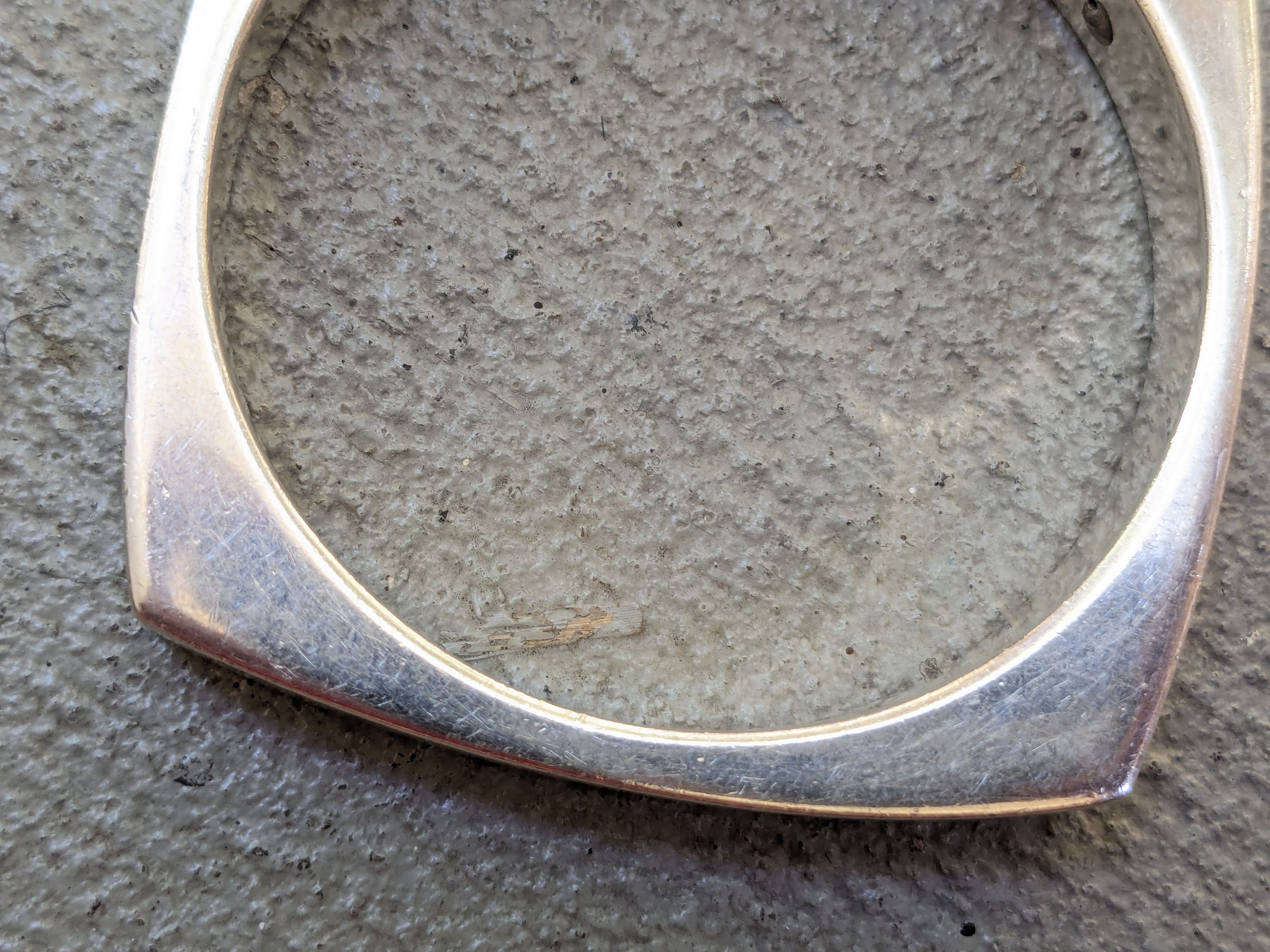Gucci × Tom Ford × Vintage Gucci Sterling Silver Bracelet Modern Industrial 7.25 Bangle Size ONE SIZE - 13 Thumbnail