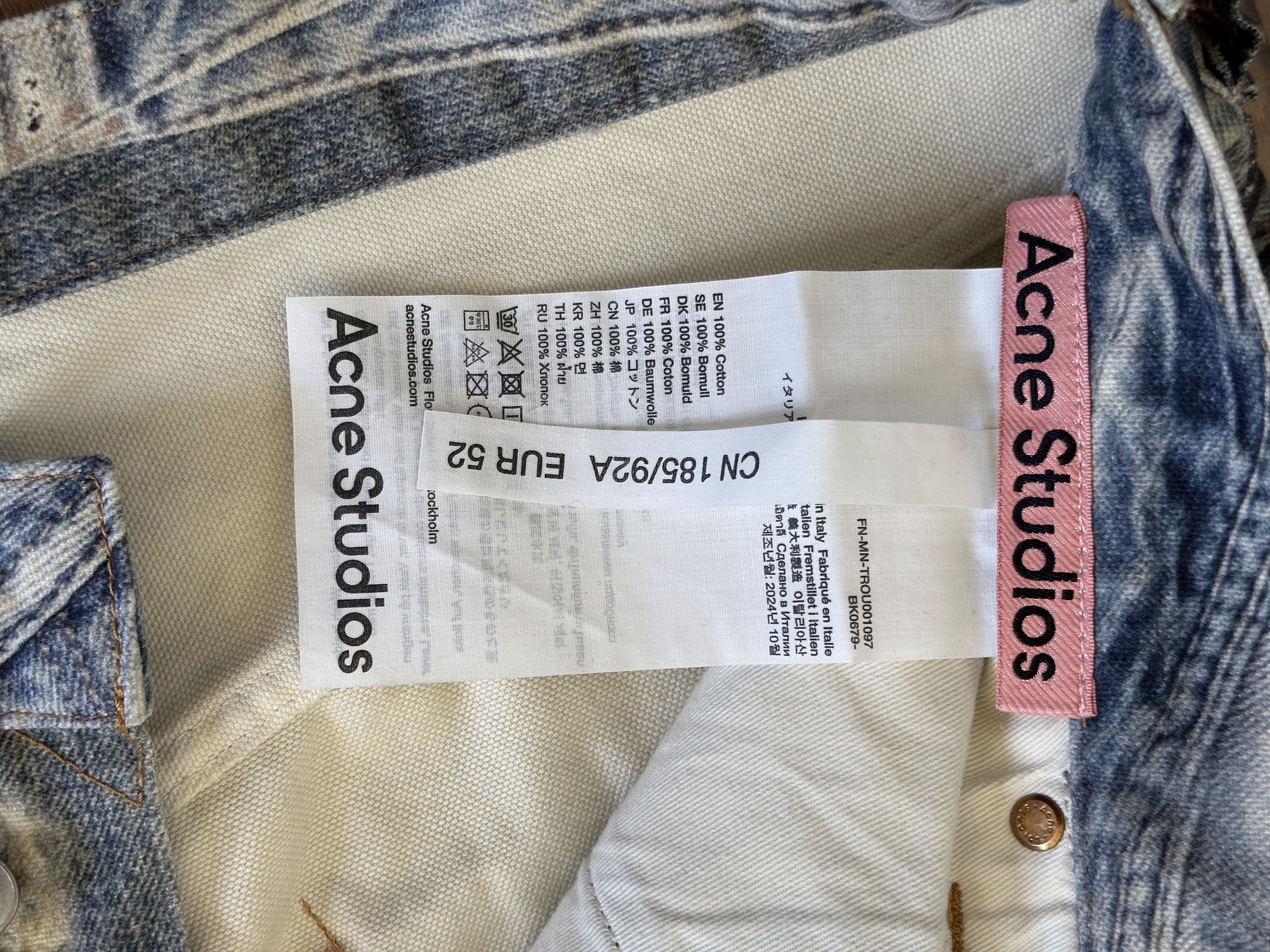 Acne Studios Super baggy fit jeans - 2023/Acne Studios Size US 34 / EU 50 - 5 Thumbnail