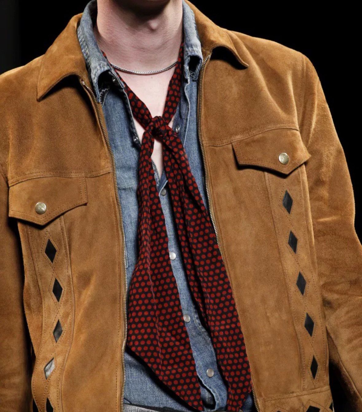 Saint Laurent Paris × Yves Saint Laurent Saint Laurent SLP genuine 15 spring/summer leather jacket Size US M / EU 48-50 / 2 - 7 Thumbnail