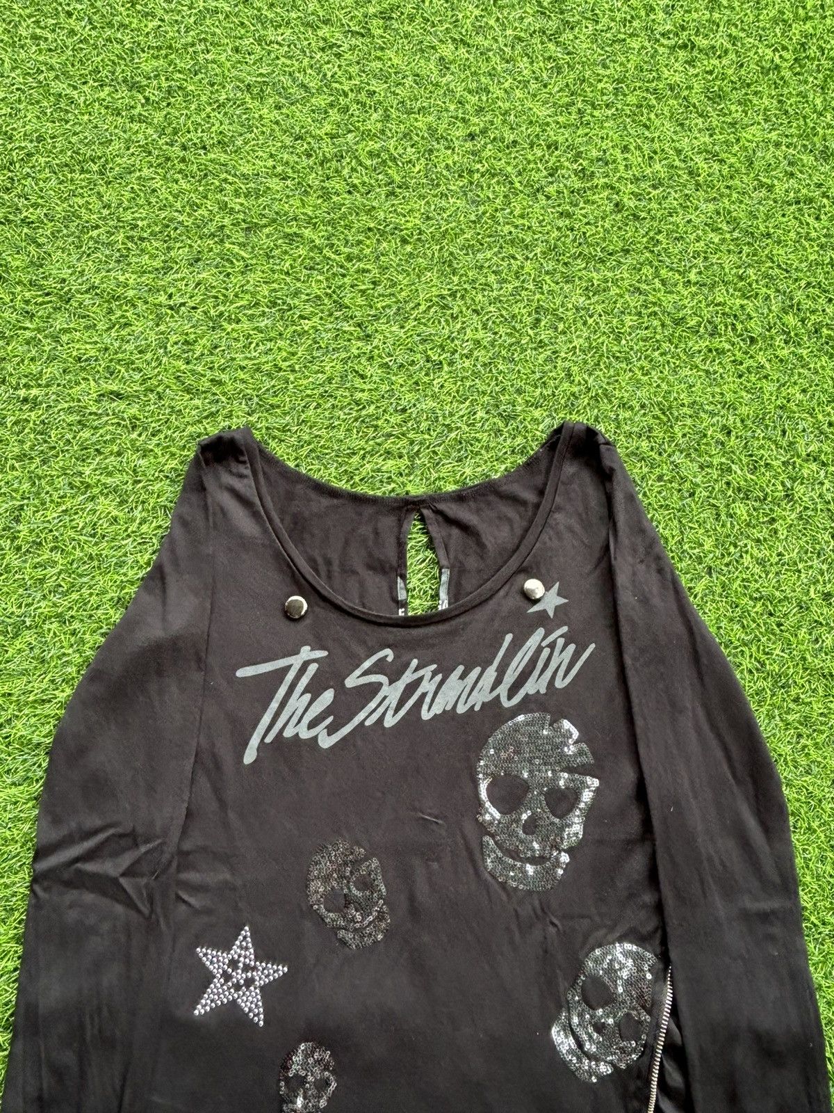 If Six Was Nine Y2k Maison Gilfy Skull Ifsixwasnine Punk Style Longsleeve Size M / US 6-8 / IT 42-44 - 2 Thumbnail