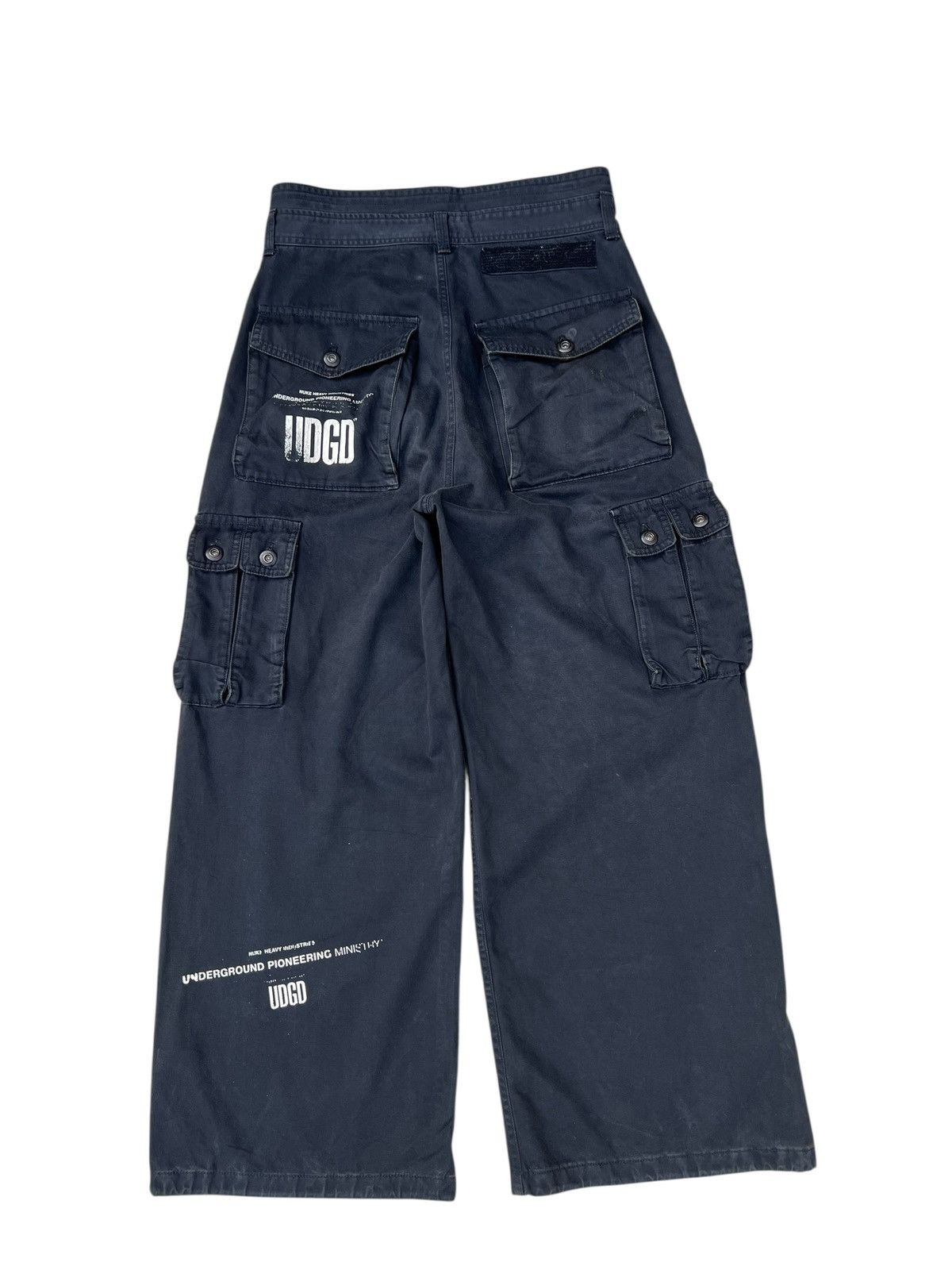 Julius Vintage NUKE Pre- Julius 7 Faded Wide Leg Cargo Trouser Pant Size US 29 - 16 Thumbnail