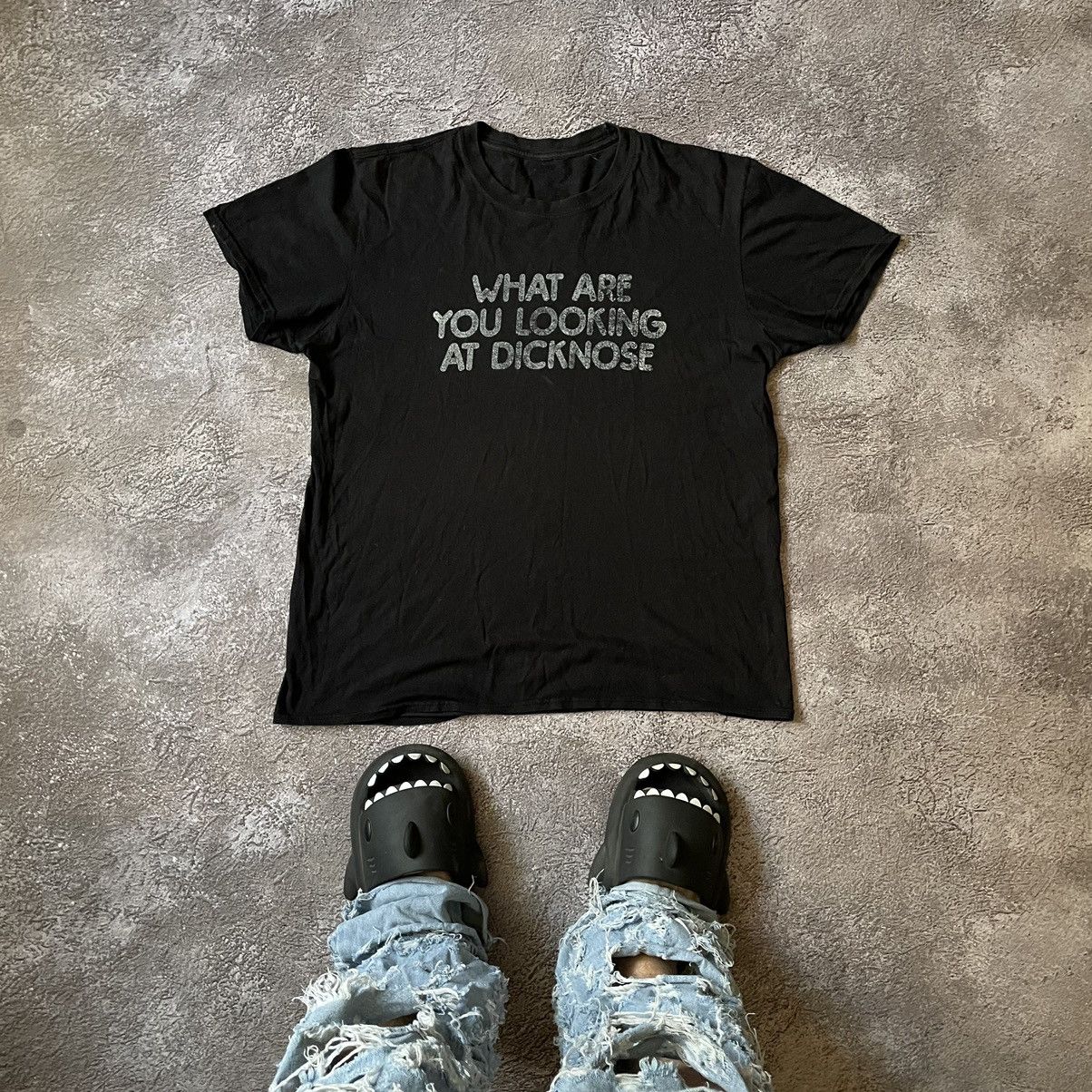 Vintage Vintage Y2K Graphic Tee Slogan Print Streetwear Distressed M Size US M / EU 48-50 / 2 - 1 Thumbnail