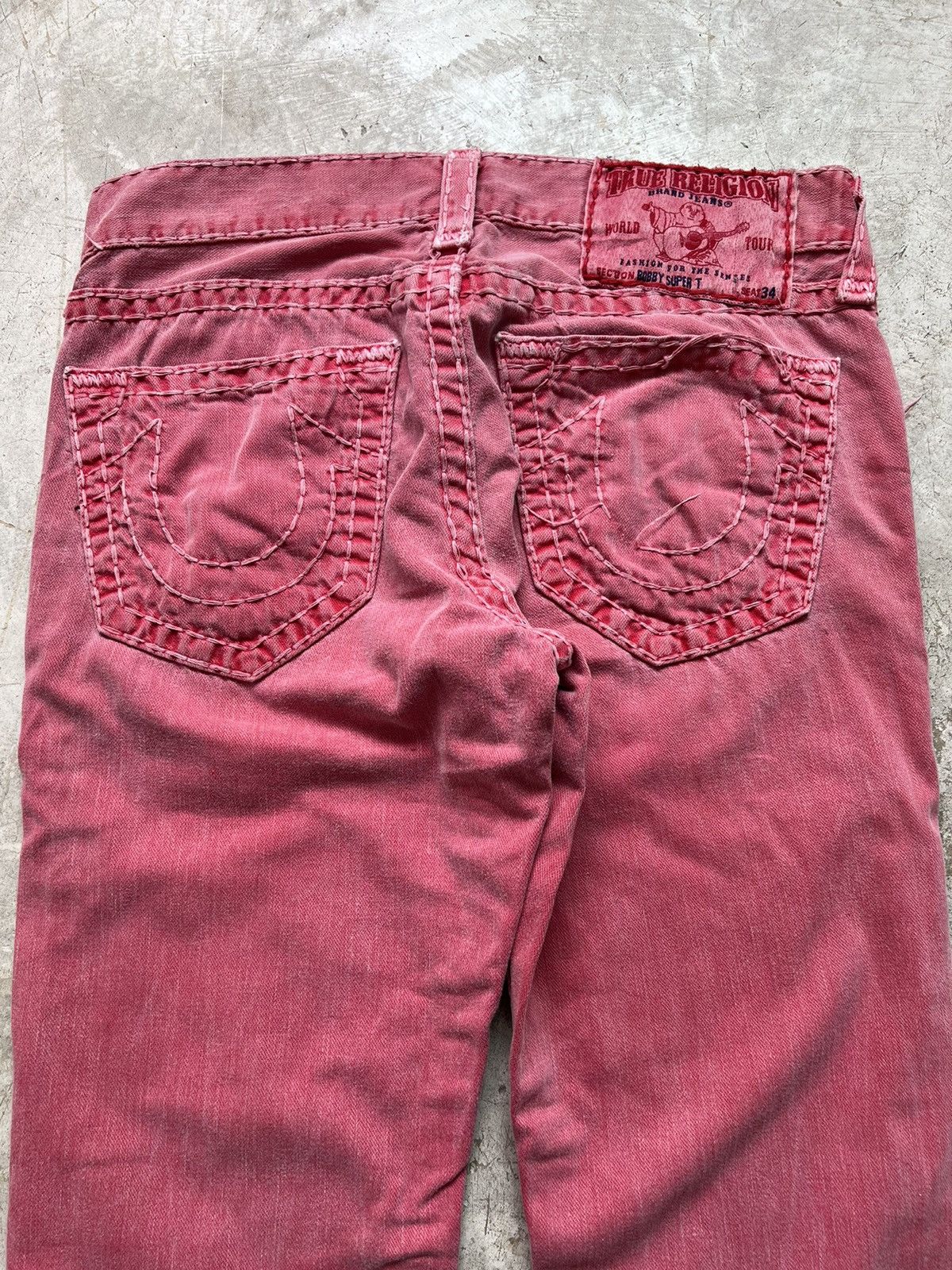 True Religion VINTAGE TRUE RELIGION BOBBY SUPER T JEANS Size US 34 / EU 50 - 9 Thumbnail