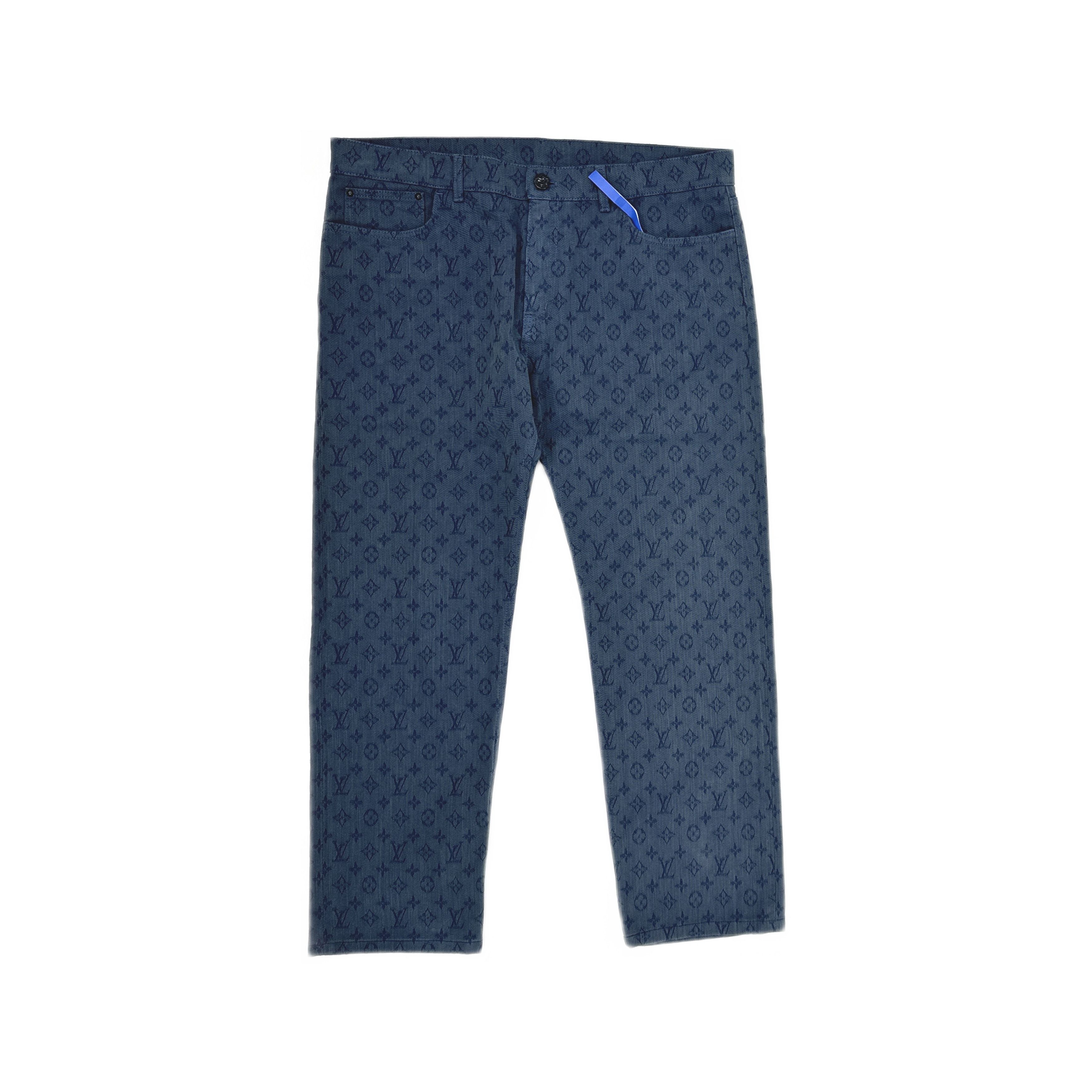 Louis Vuitton Louis Vuitton Monogram Denim Jeans 38 Size US 38 / EU 54 - 1 Thumbnail