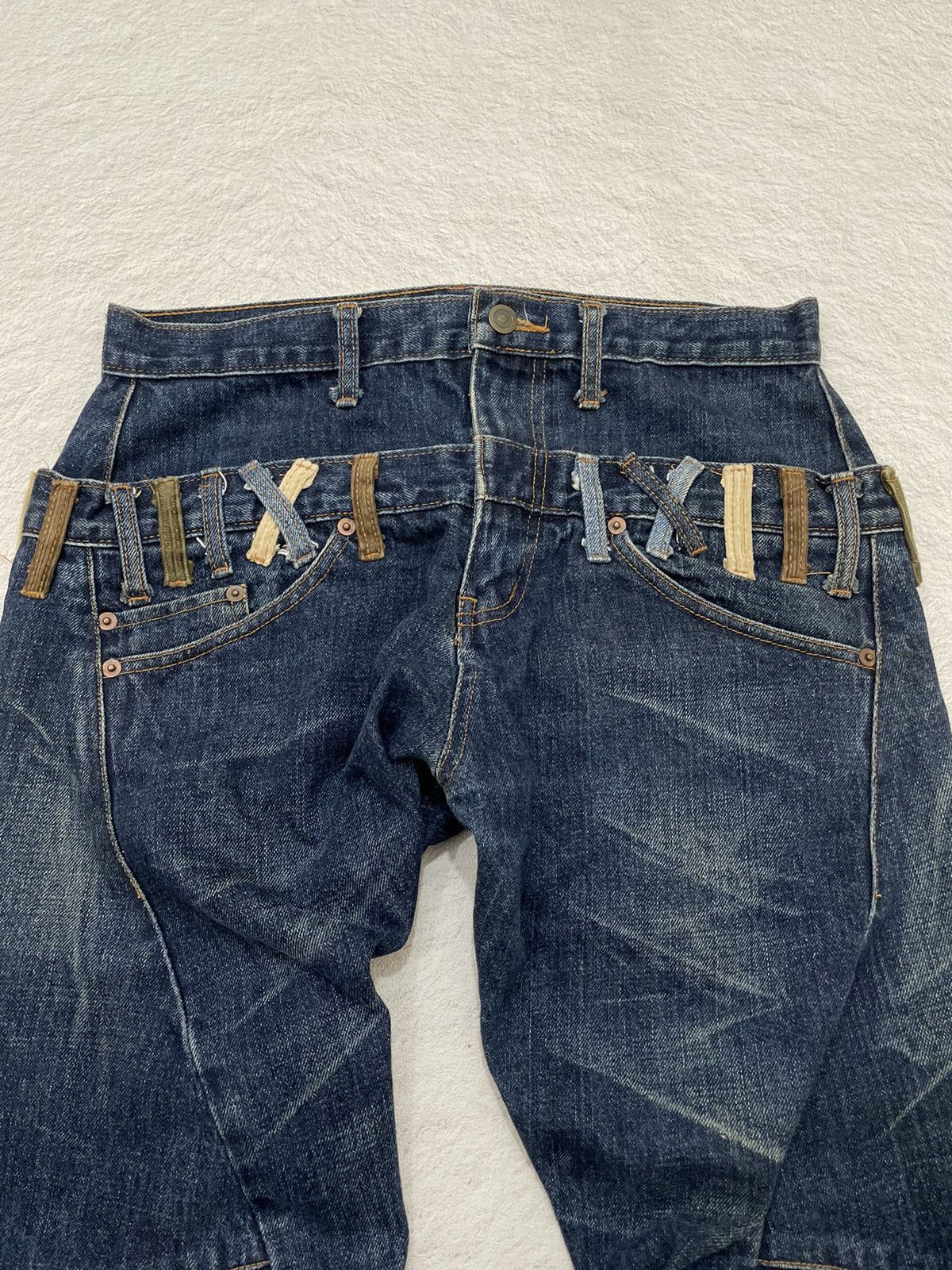 Hysteric Glamour × Japanese Brand × Le Grande Bleu (L.G.B.) 2000s Green japan denim Size US 31 - 3 Thumbnail