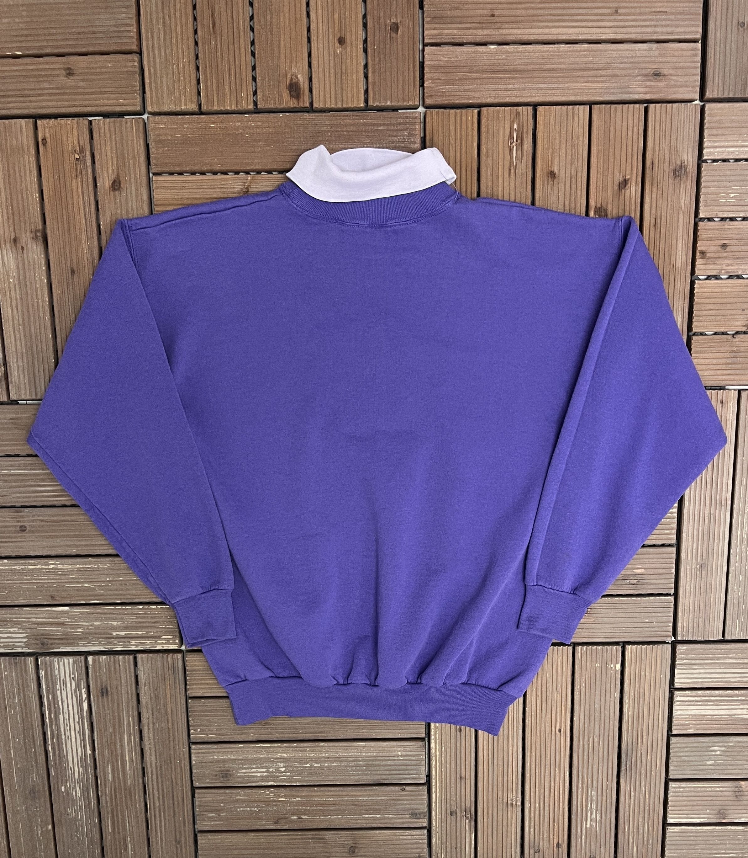 Vintage Alaska Embroidered Vintage Purple Turtleneck Sweater Size US M / EU 48-50 / 2 - 4 Thumbnail