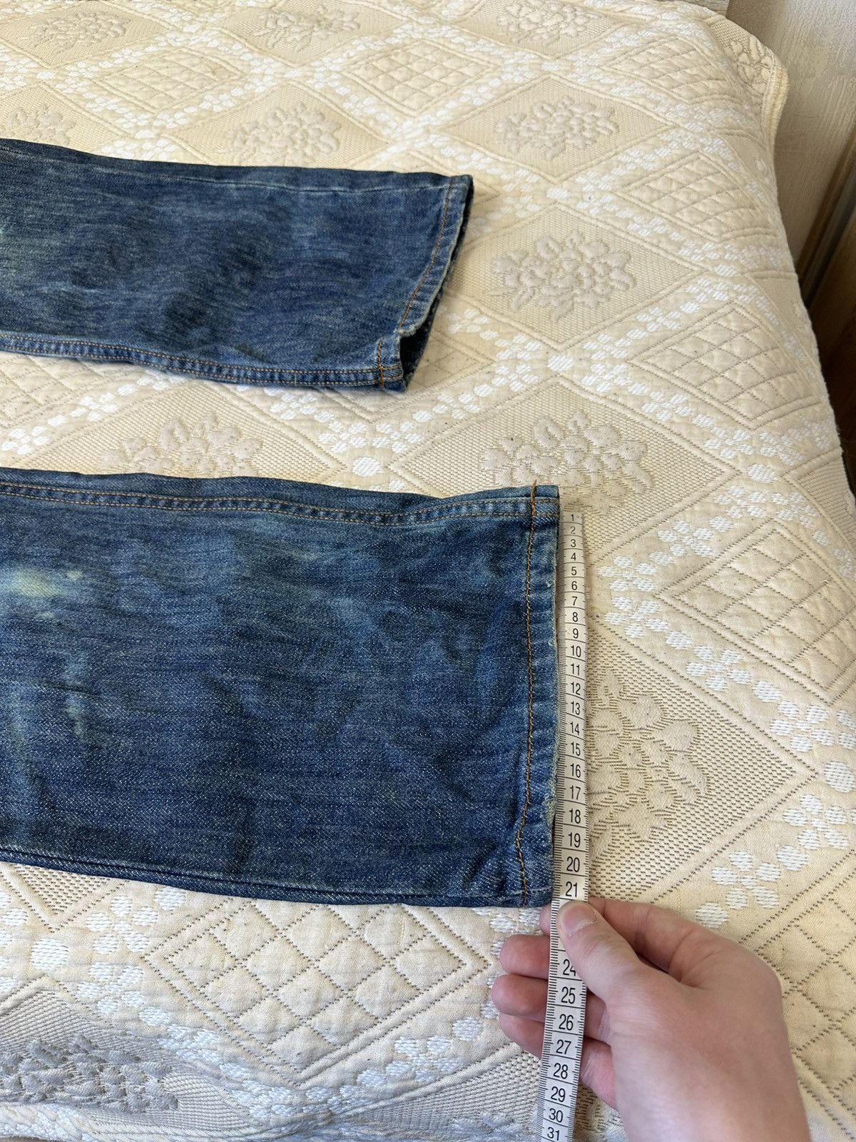 Quiksilver 🔥 Quiksilver Rare Vintage Faded Washed Denim Jeans Pants Y2K Size US 34 / EU 50 - 15 Thumbnail