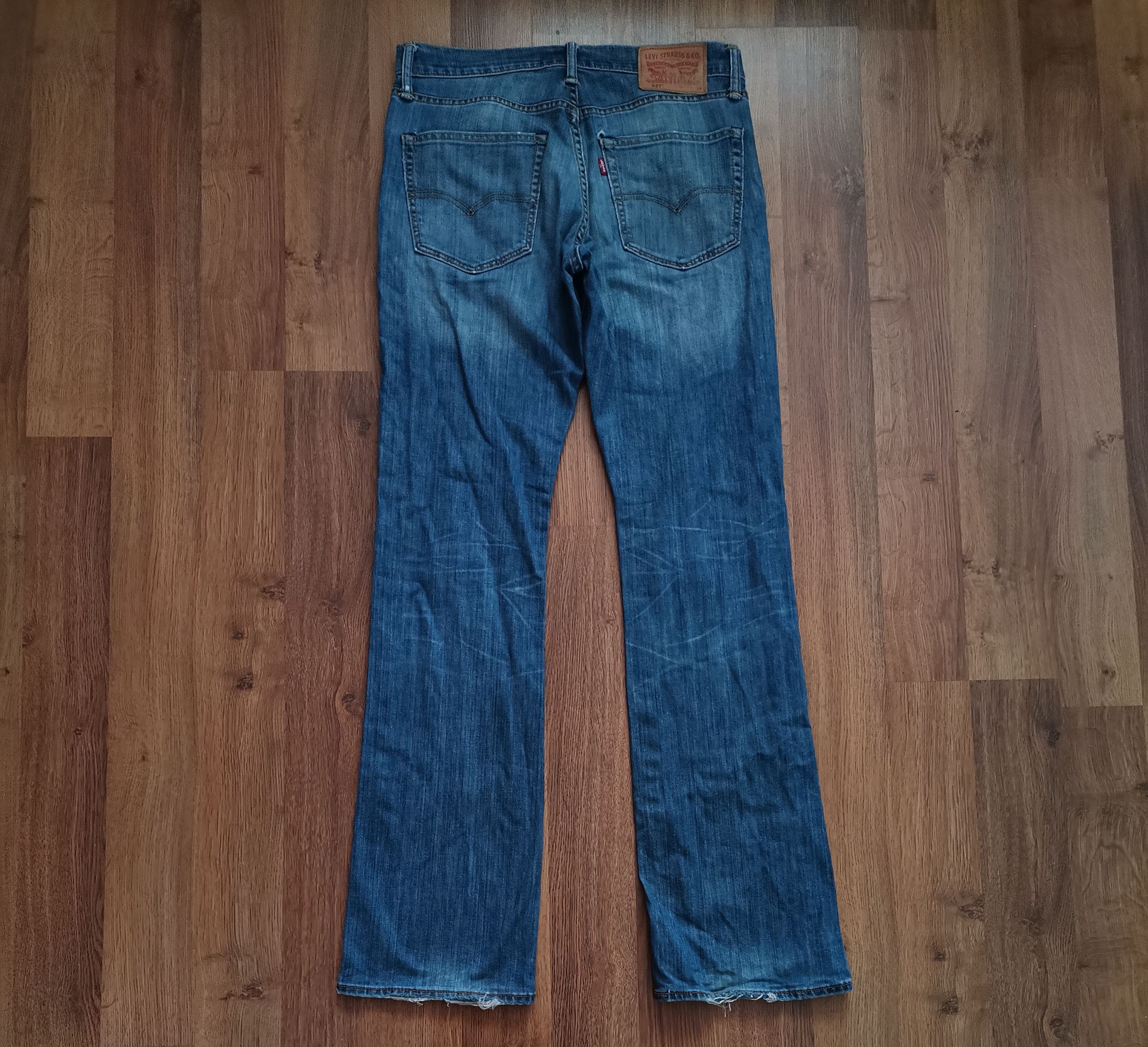 Levi's Levi's 527 Distressed Bootcut Jeans Size US 31 - 2 Thumbnail