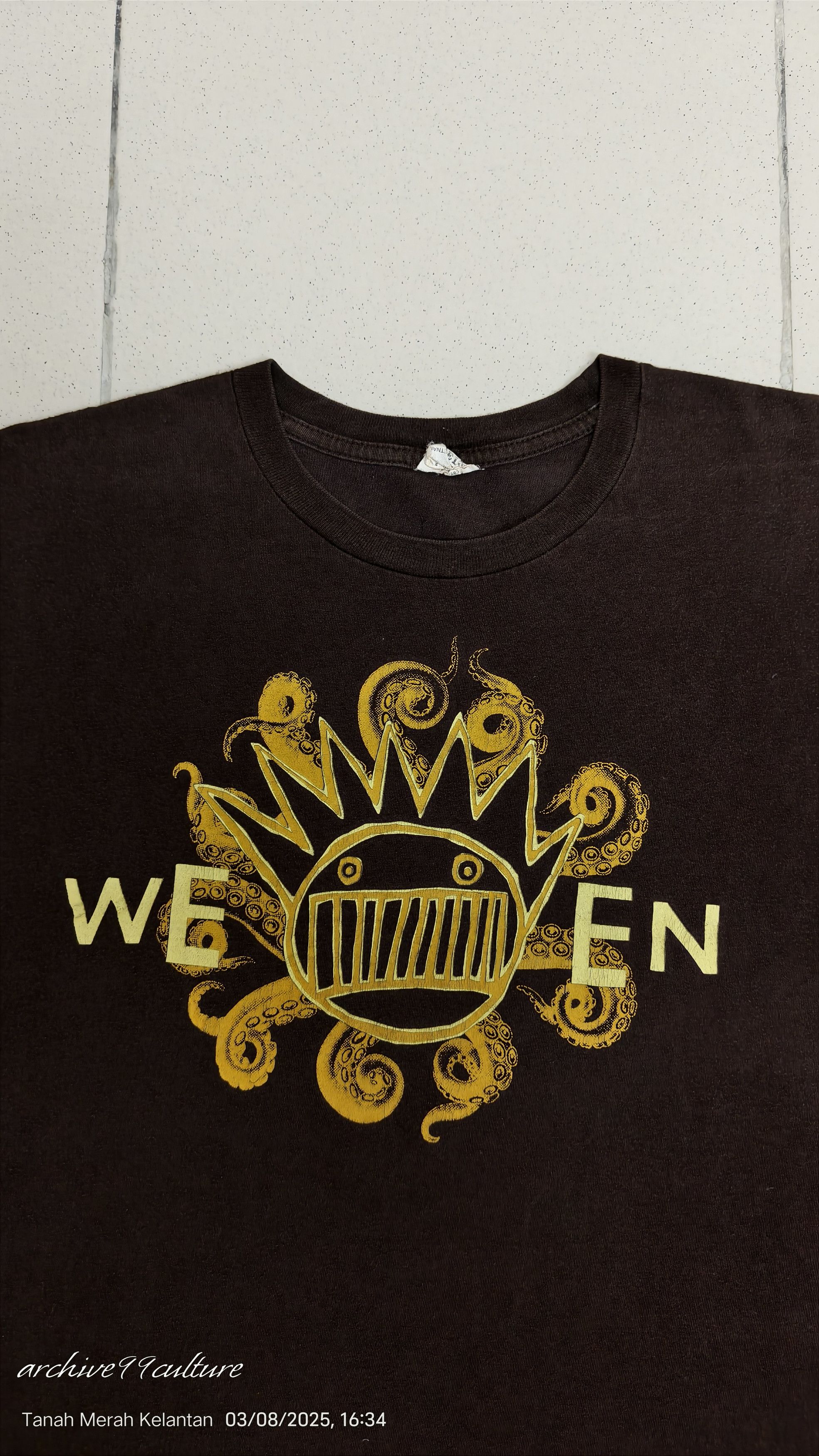 Band Tees 2010 WEEN Boognish Rock Band tour tee Size US L / EU 52-54 / 3 - 5 Thumbnail