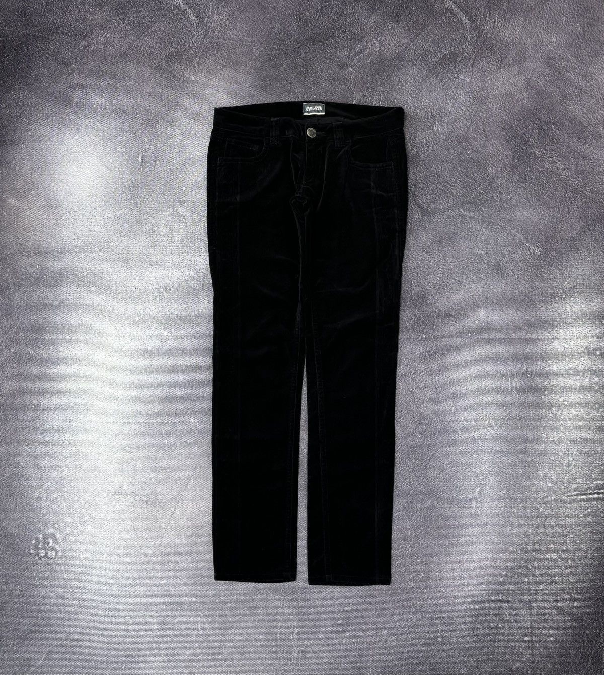 Jean Paul Gaultier Vintage Jean Paul Gaultier Women’s Velvet Rare Black Pants Size 30" / US 8 / IT 44 - 1 Thumbnail