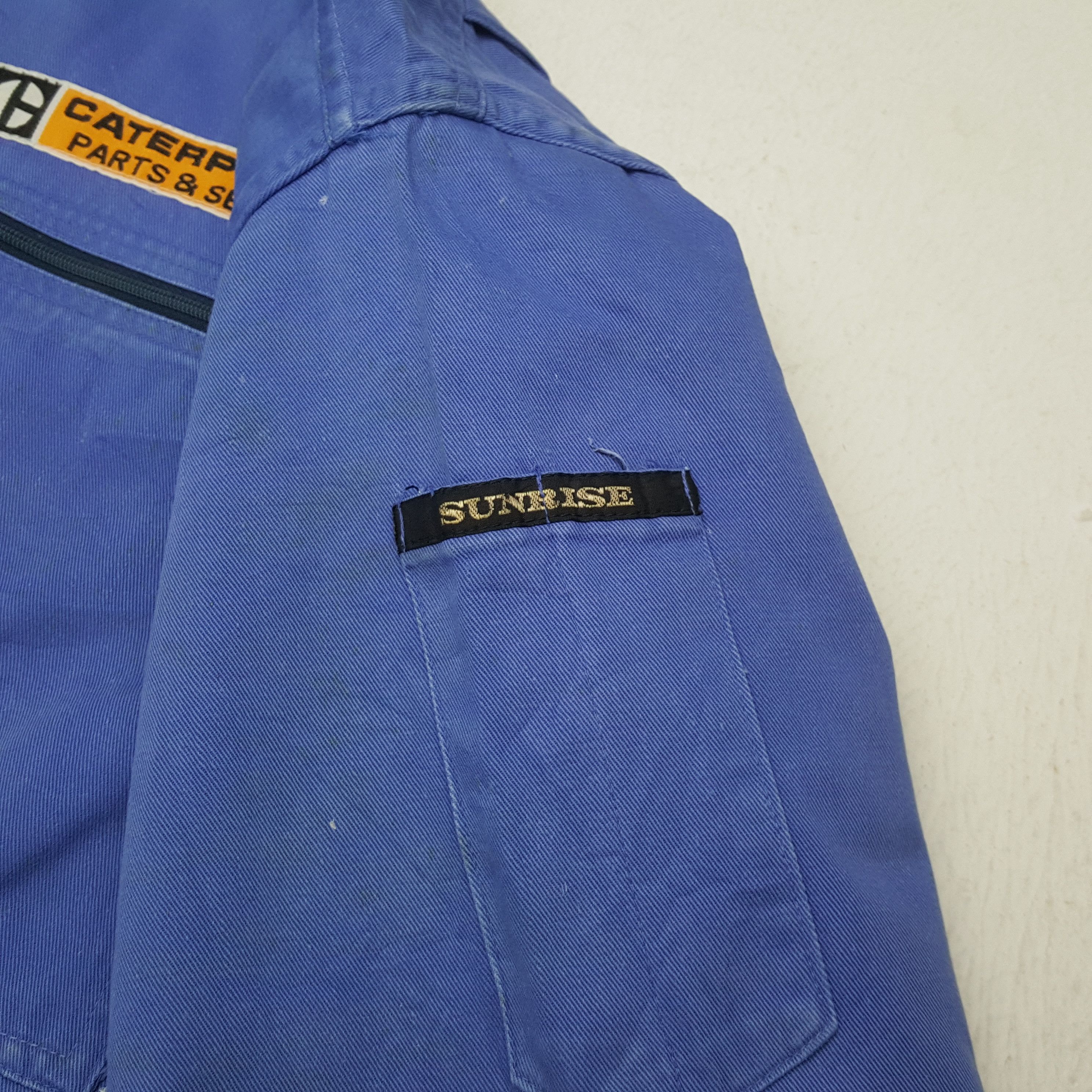 Vintage Caterpillar Mitsubishi Japanese Motorsports Coverall RR2 Size US L / EU 52-54 / 3 - 12 Thumbnail