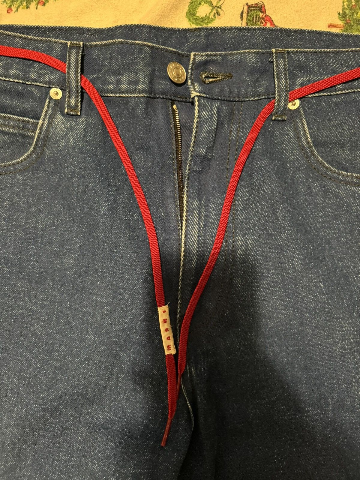 Marni Marni Logo Patch Wide Leg Jeans Size US 32 / EU 48 - 9 Thumbnail