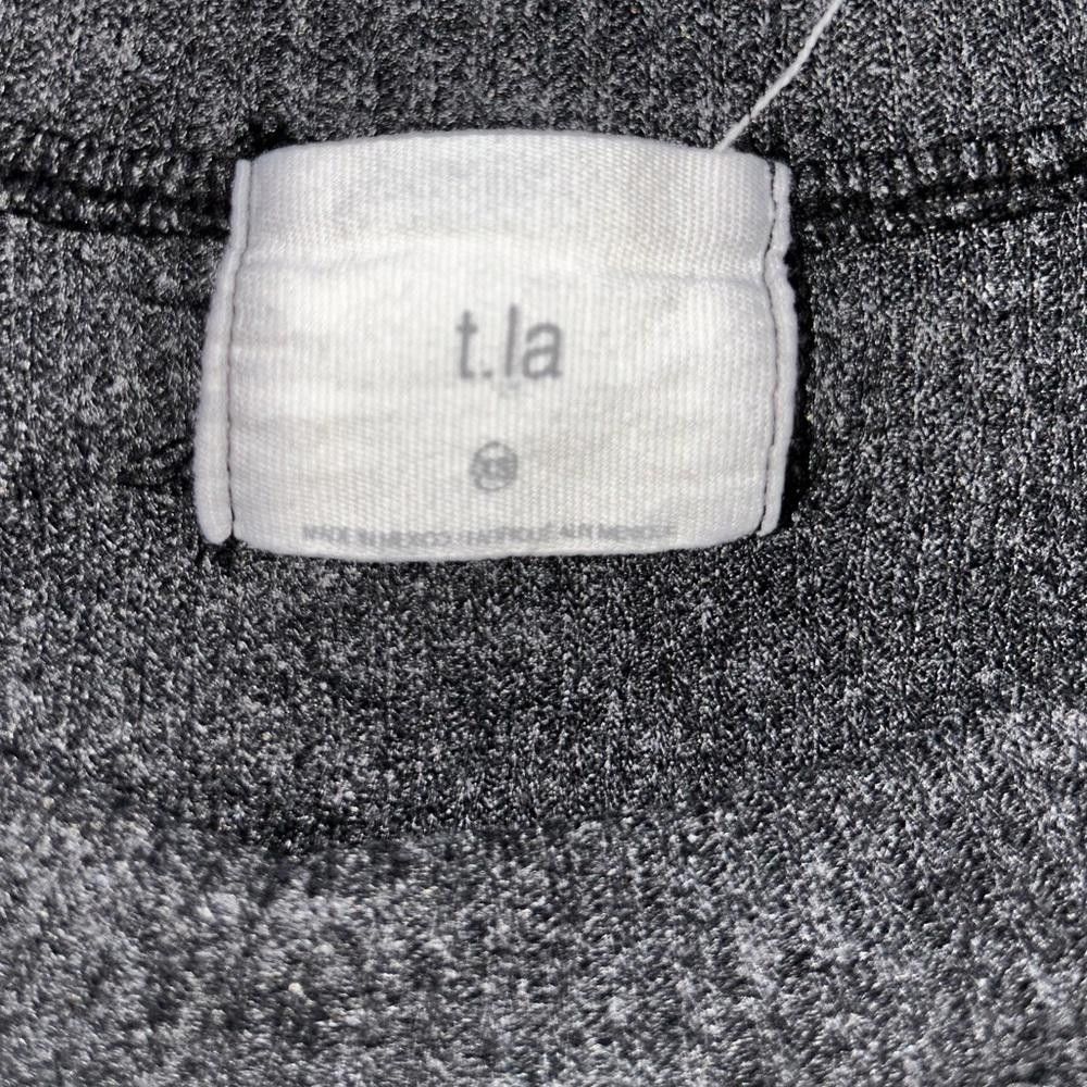 Designer Anthropologie l t.la Ribbed Blouse Bottom Ruffle S Size S / US 4 / IT 40 - 6 Thumbnail
