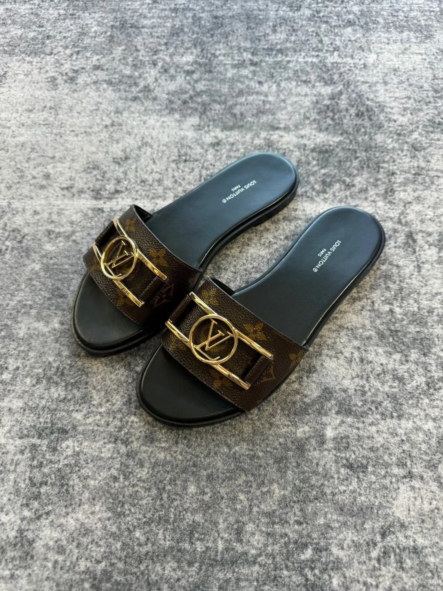 Louis Vuitton Louis Vuitton Daphne Gold Buckle Flat Sandals| Size US 6.5 / IT 36.5 - 3 Thumbnail