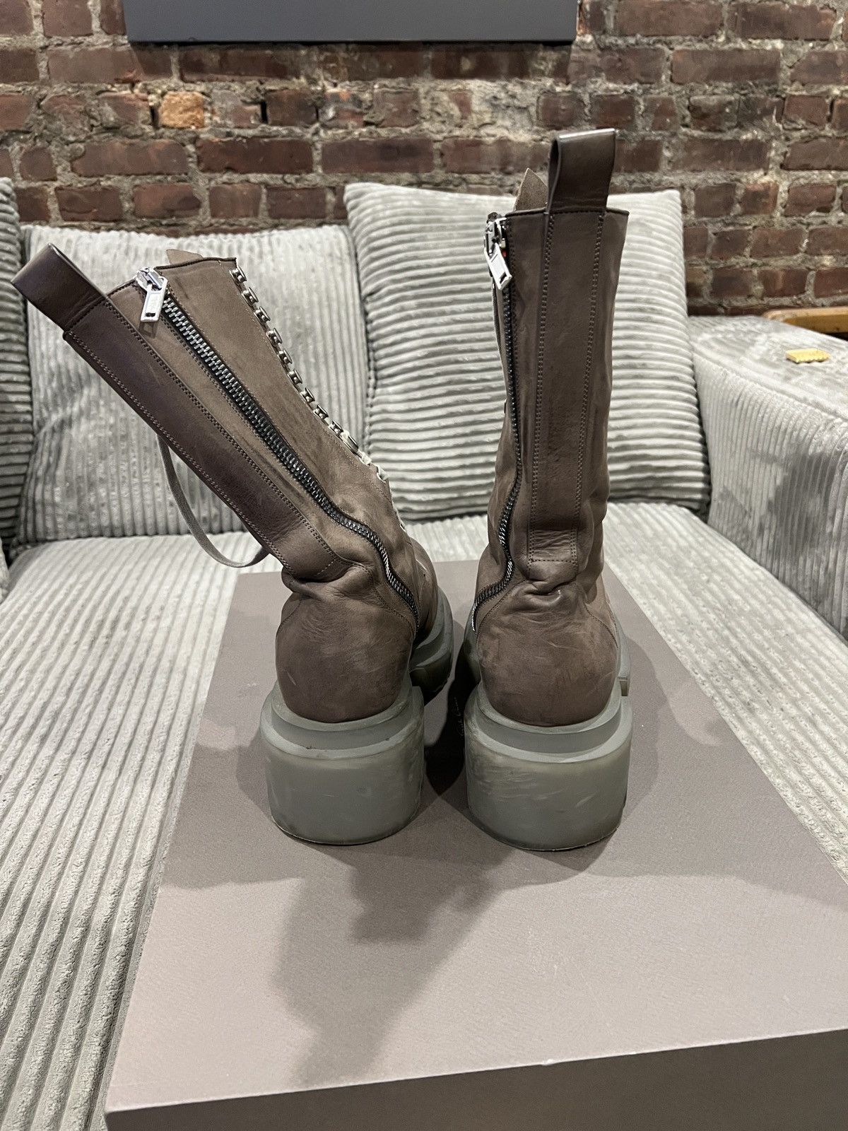 Rick Owens Rick Owens Army Bogun Lace Up Boot Size 42 Size US 9 / EU 42 - 4 Thumbnail