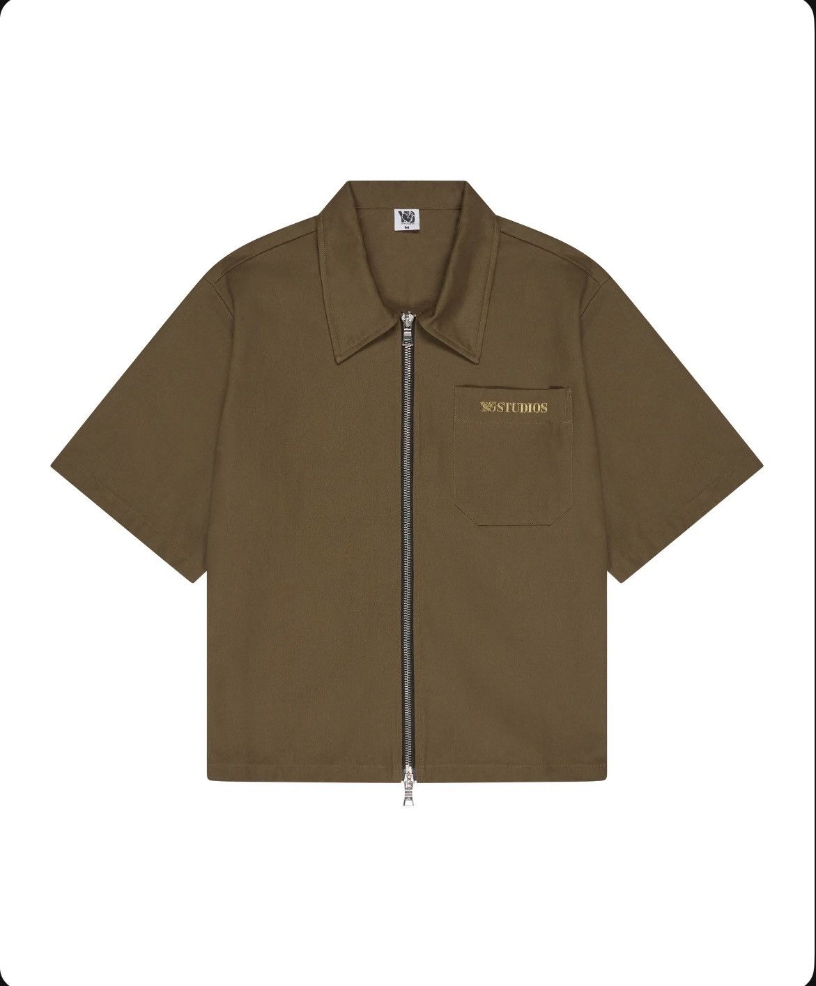 image of Yg Cargo Shirt Olive in Dark Olive, Men's (Size Medium)