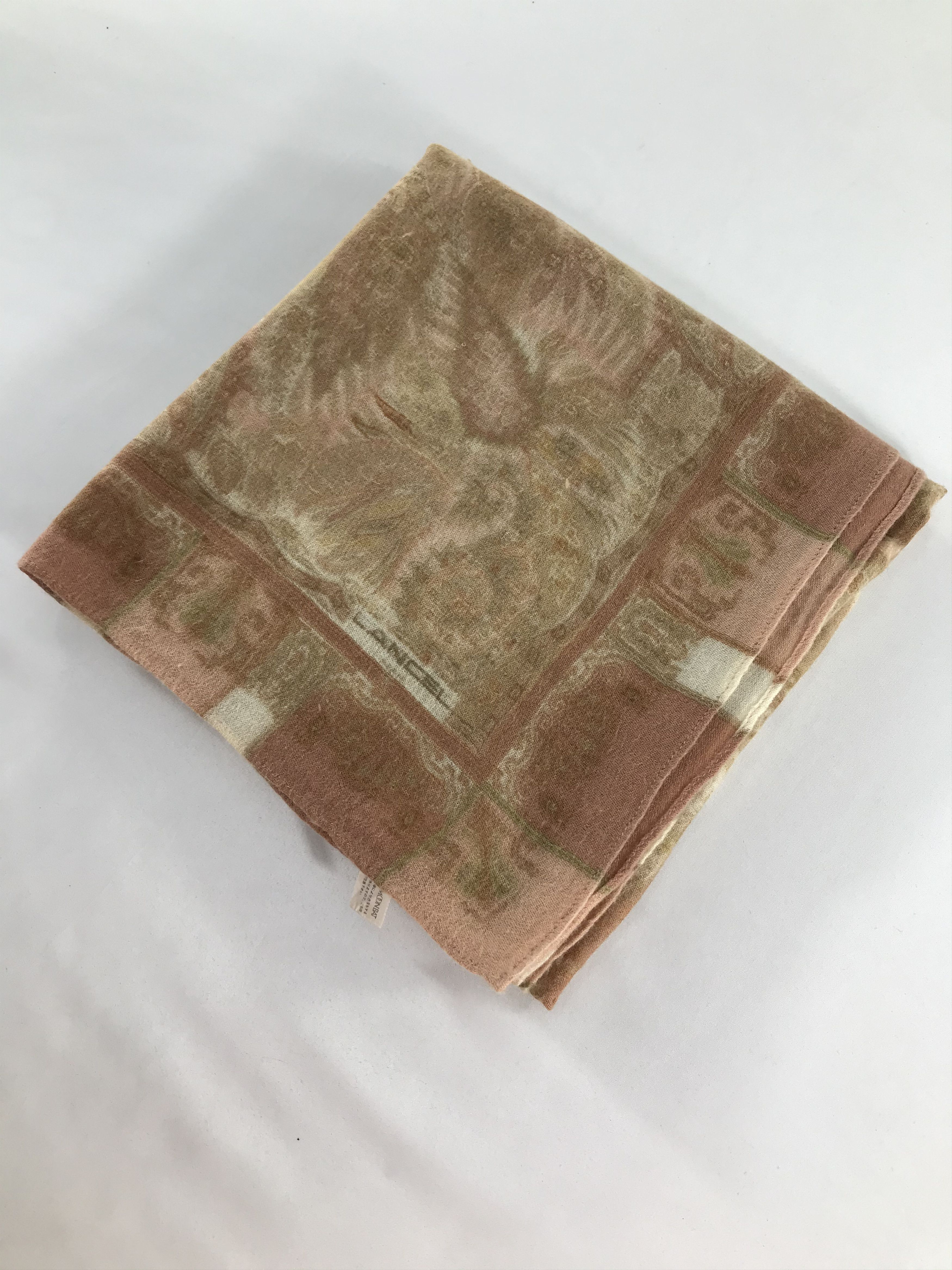 Lancel Lancel Wool Scarf Muffler Shawl Mantilla Veil Babushka V285 Size ONE SIZE - 3 Thumbnail