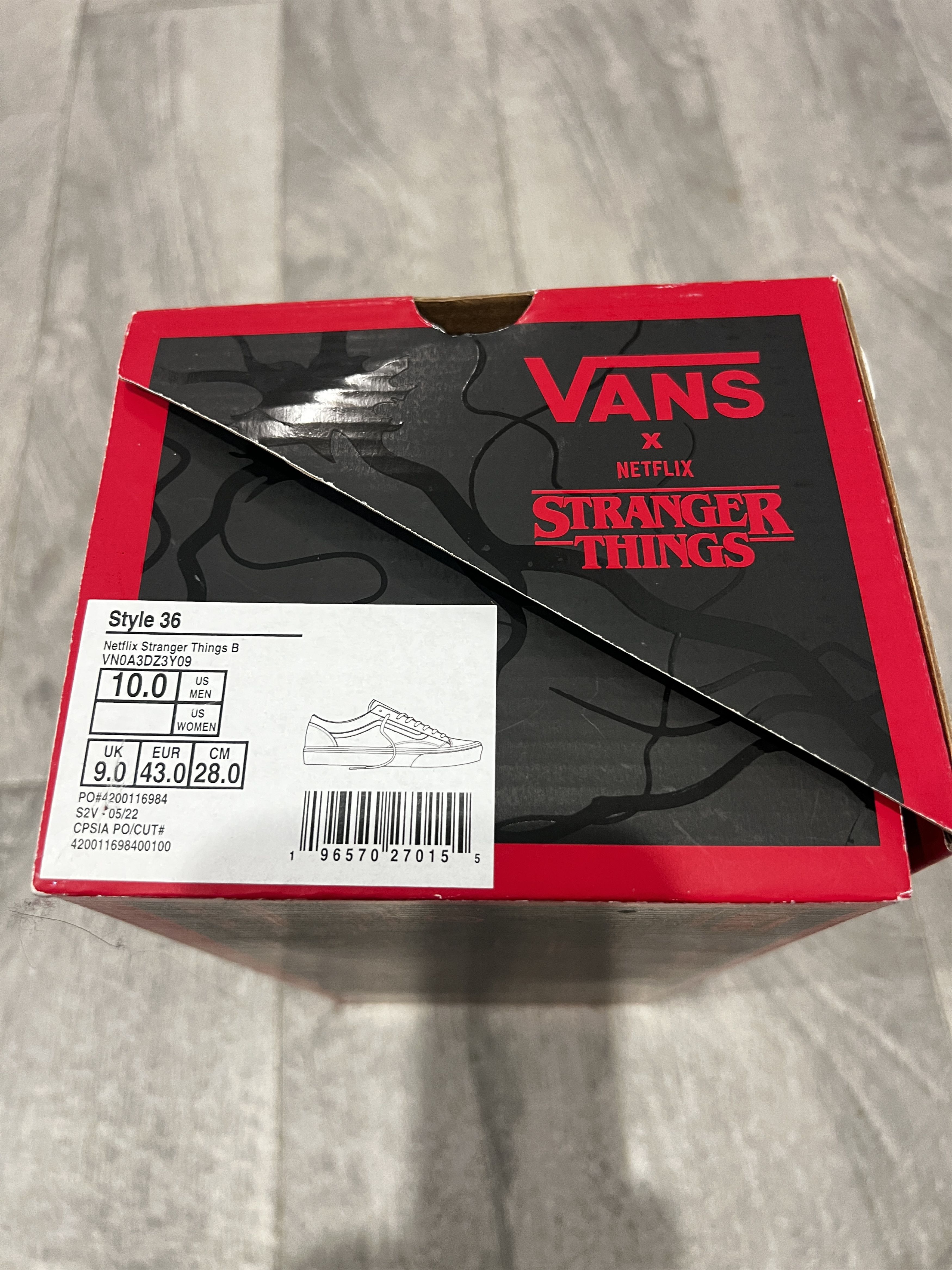 Vans Stranger Things Style 36 “Eddie Munson” Size US 10 / EU 43 - 5 Thumbnail