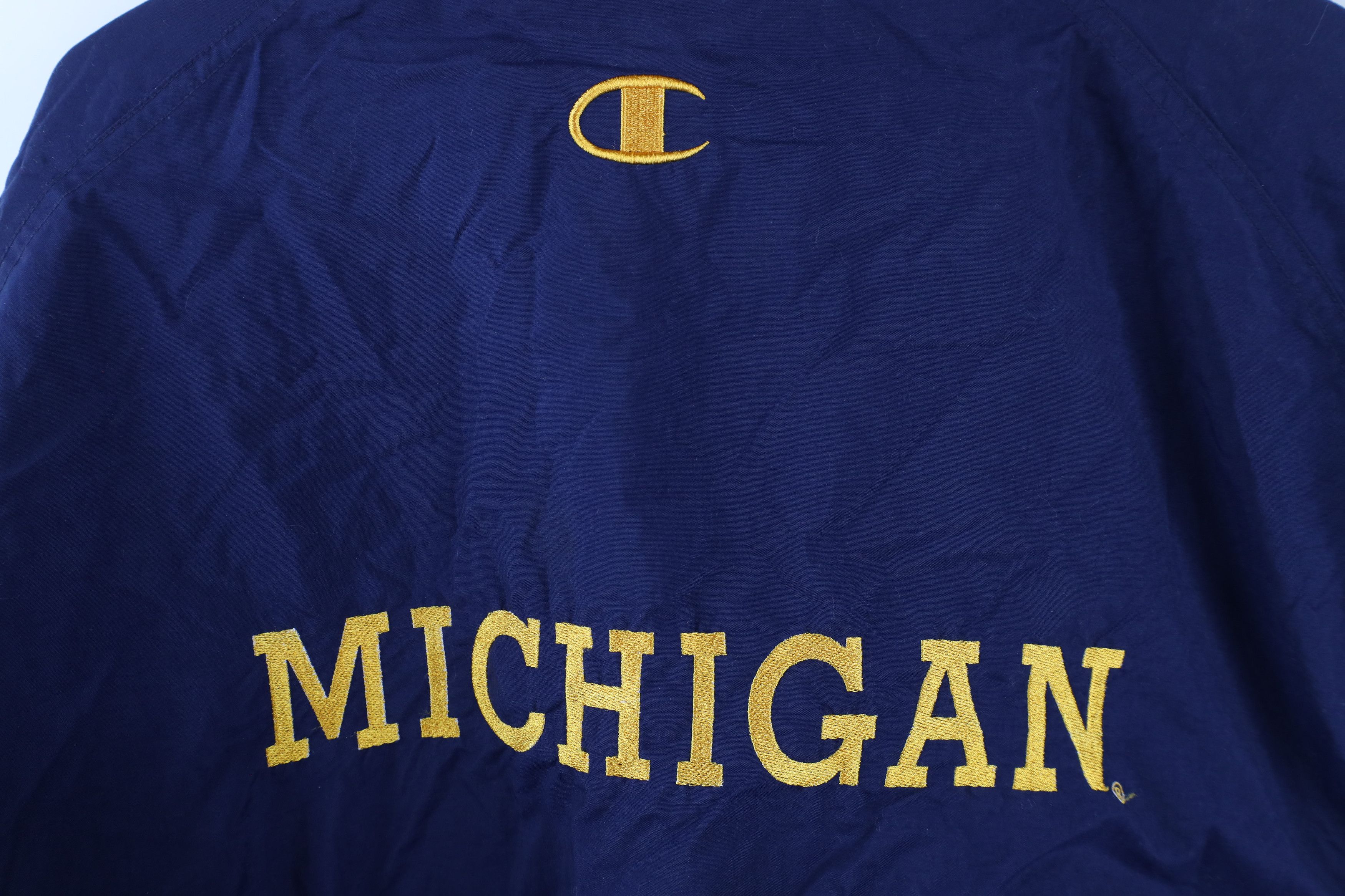 Champion × Vintage Vintage 90s Champion University of Michigan Lined Jacket Size US XXL / EU 58 / 5 - 11 Thumbnail