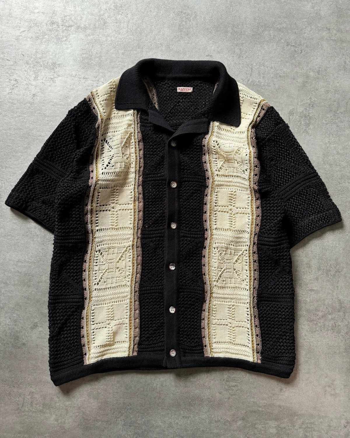 Kapital Multi Color Short Sleeve Button-Up Shirt Size US L / EU 52-54 / 3 - 1 Thumbnail