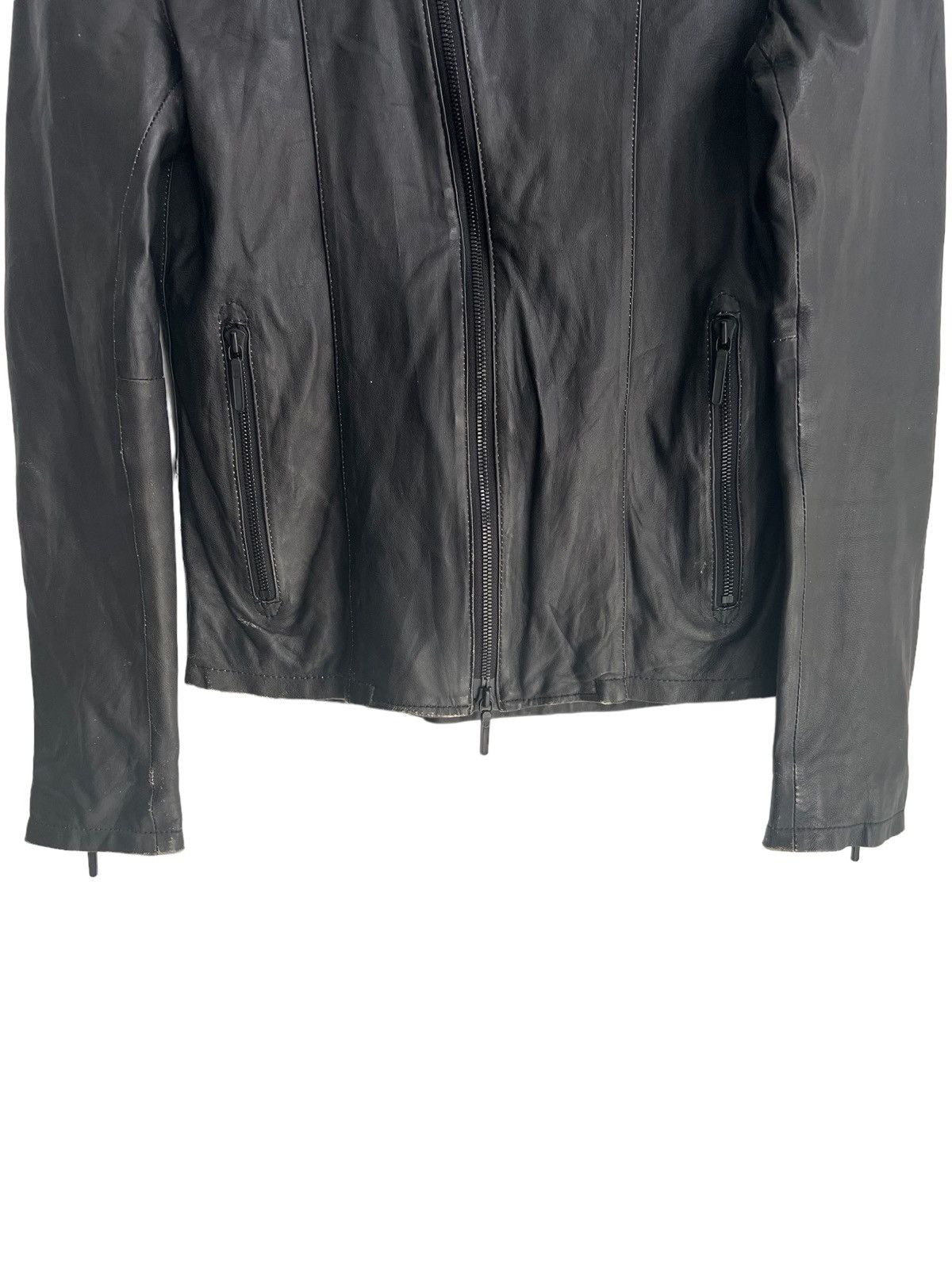 FACTOTUM Factotum 🇯🇵 Elongated Sleeve Post Apocalypse Leather Jacket Size US S / EU 44-46 / 1 - 6 Thumbnail