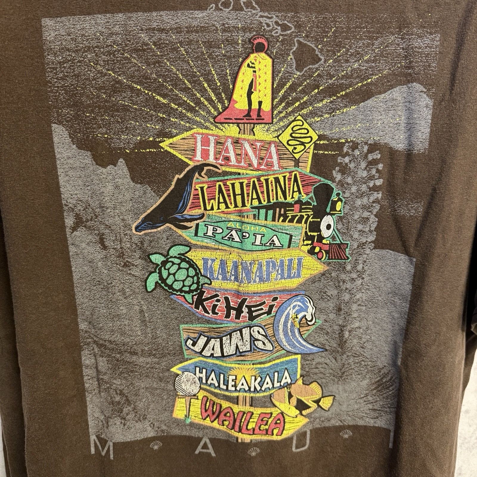Vintage Vintage Maui Surf T Shirt Mens XL Y2K Surfing Beach Wailea H Size US XL / EU 56 / 4 - 14 Thumbnail