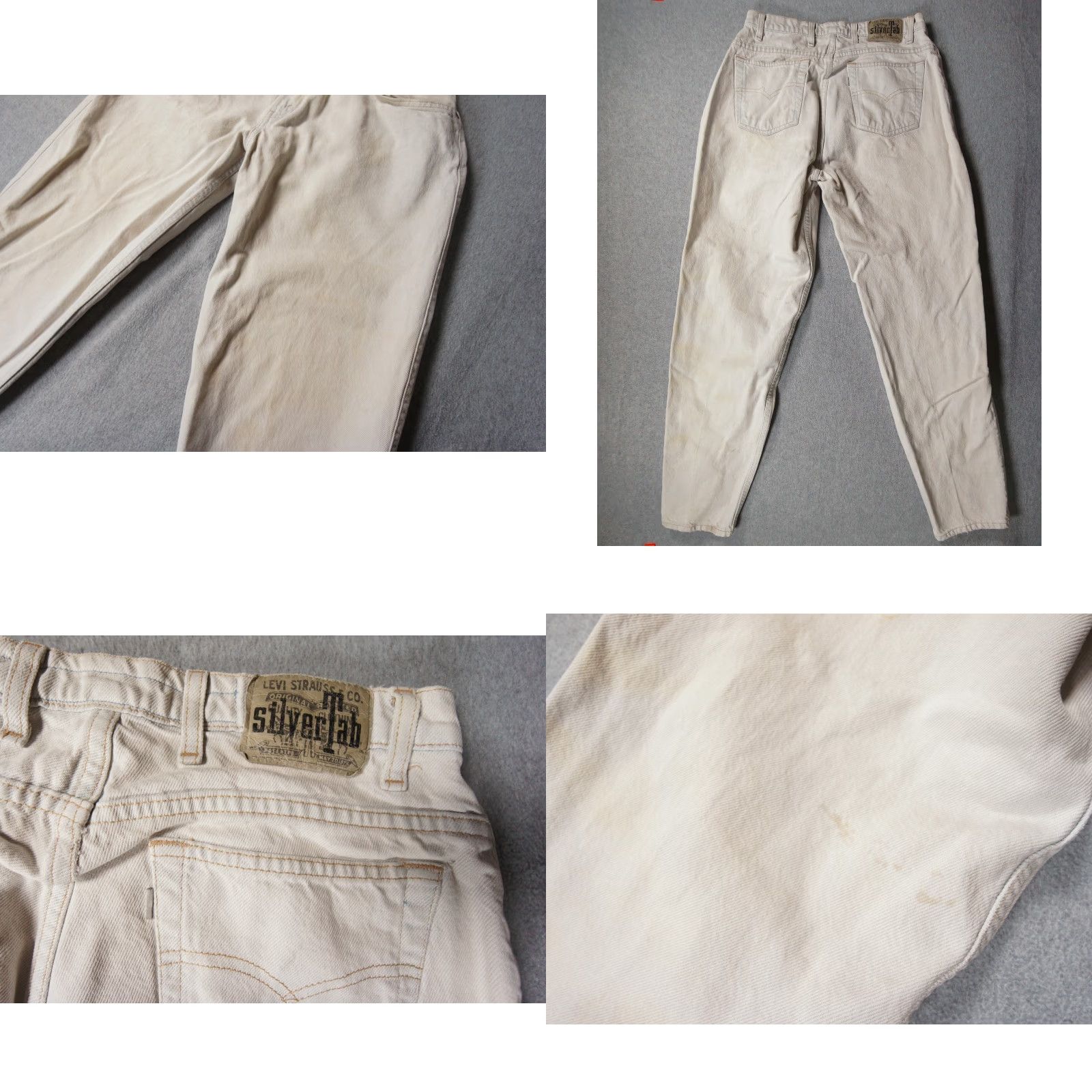 Levi's VINTAGE Levi's Jeans Mens 32x32 Gray Silvertab Baggy Denim Pants Y2K Grunge Skate Size US 32 / EU 48 - 8 Thumbnail