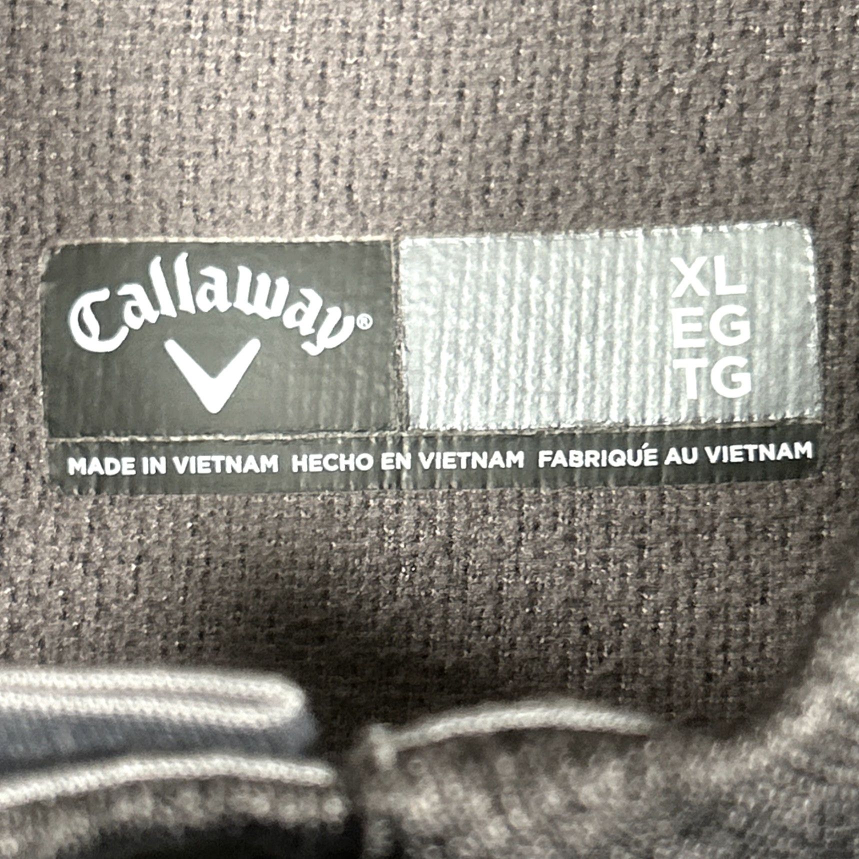 Callaway Callaway Sweatshirt 1/4 Zip XL Gray Heather Long Sleeve Pullover Mens Size US XL / EU 56 / 4 - 3 Thumbnail