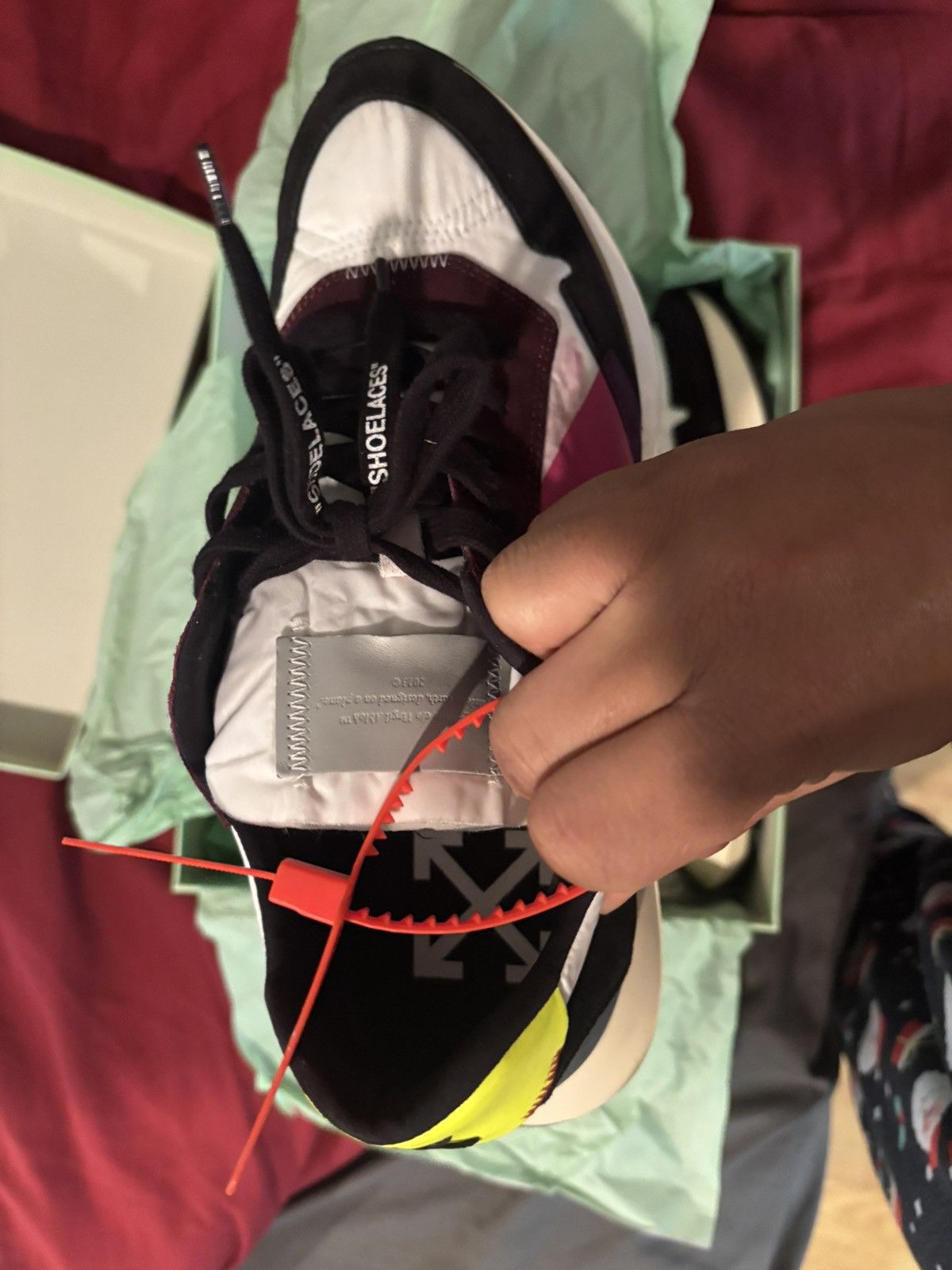Off-White Off-White Arrow 'White Fuchsia Size US 10 / EU 43 - 4 Thumbnail