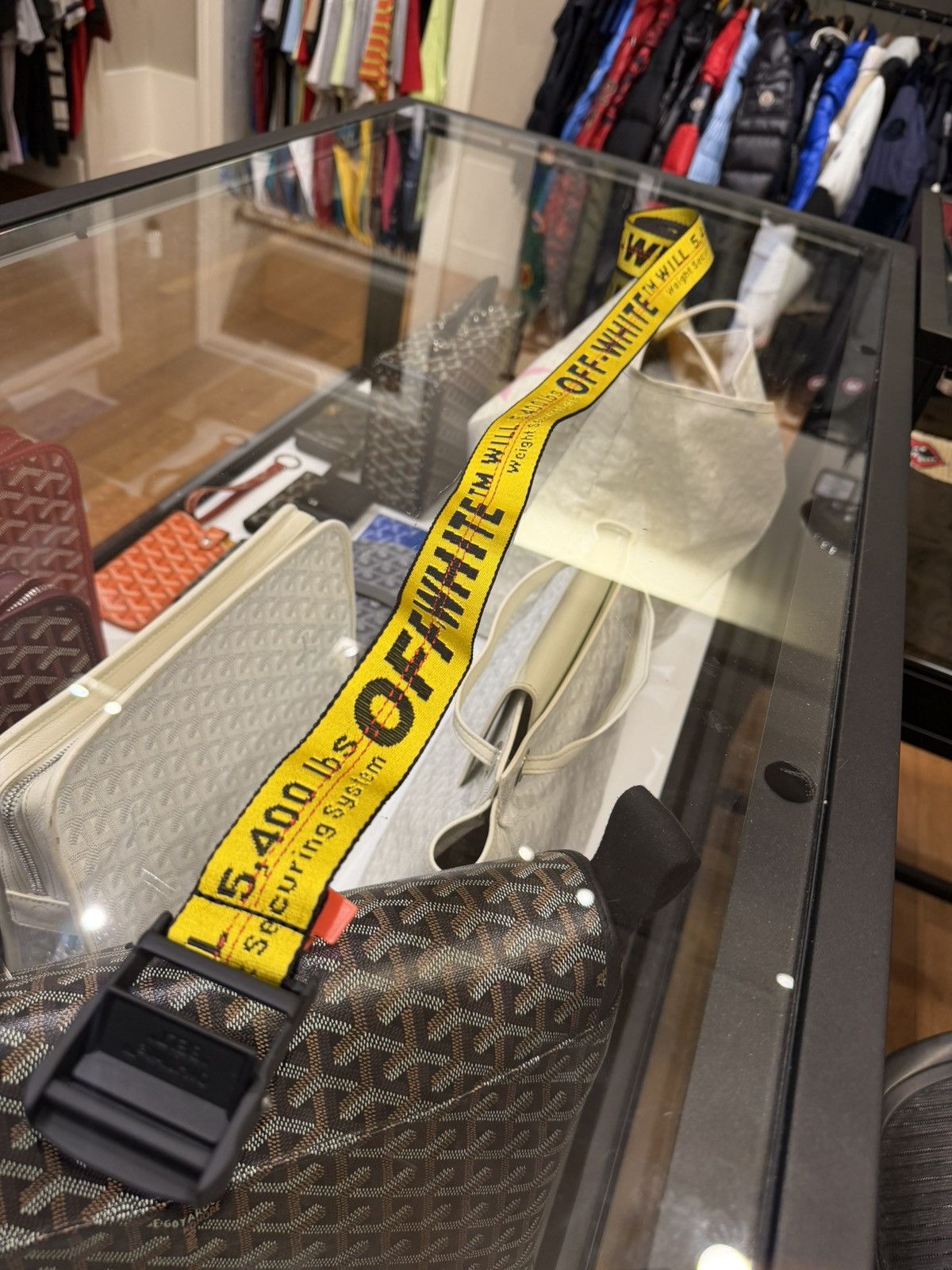 Off-White Off-White Industrial Strap Belt - Yellow Size ONE SIZE - 2 Thumbnail